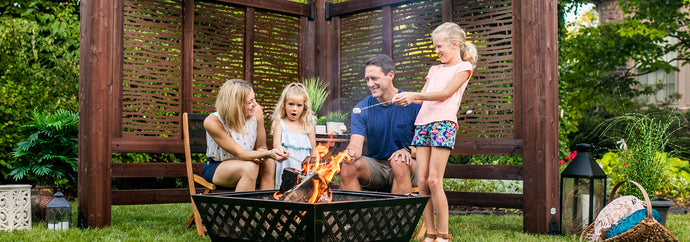 Fire Pit Inspiration For Under Your Gazebo Or Pergola