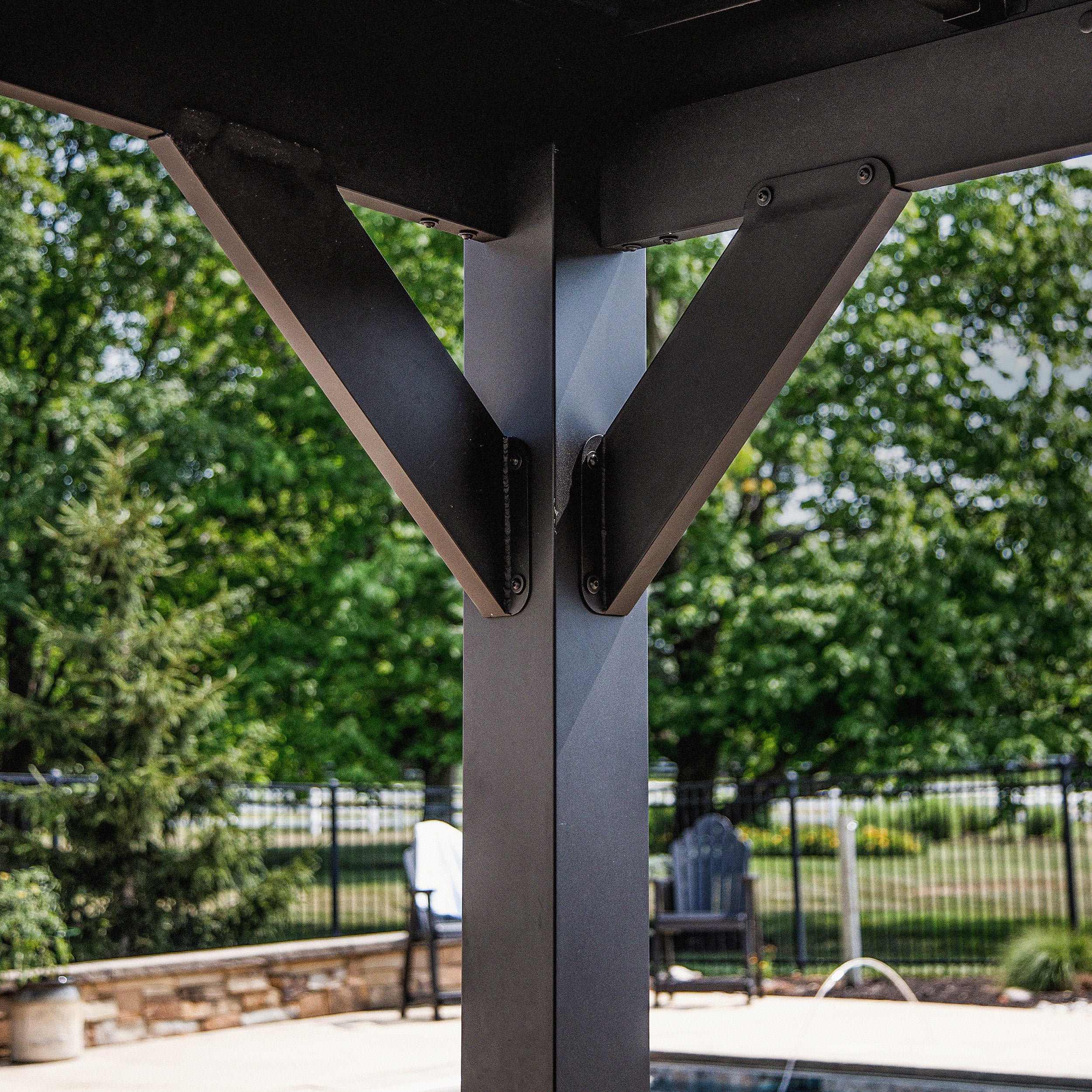 12x9.5 Stonebridge Metal Gazebo