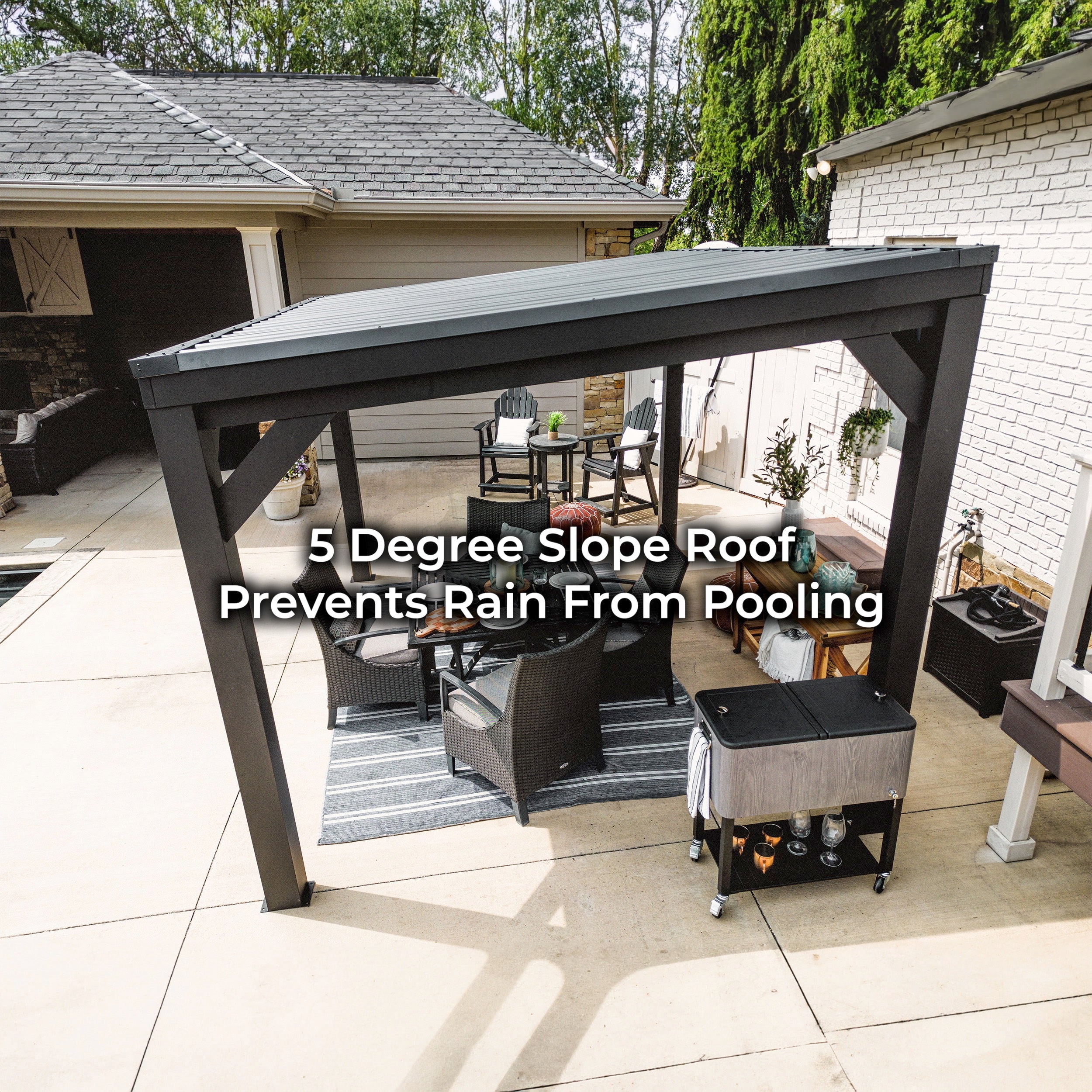 Stonebridge Gazebo Slope Roof 12x9.5
