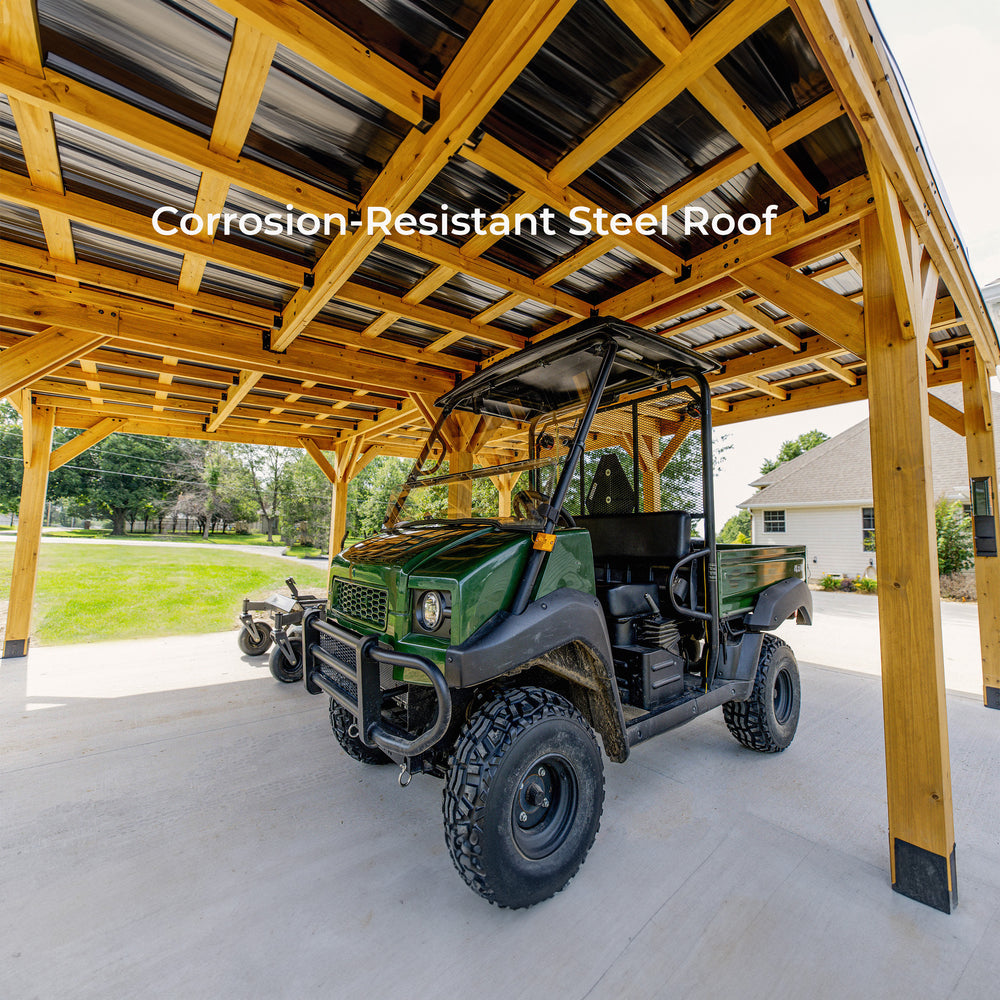 corrosion-resistant steel roof