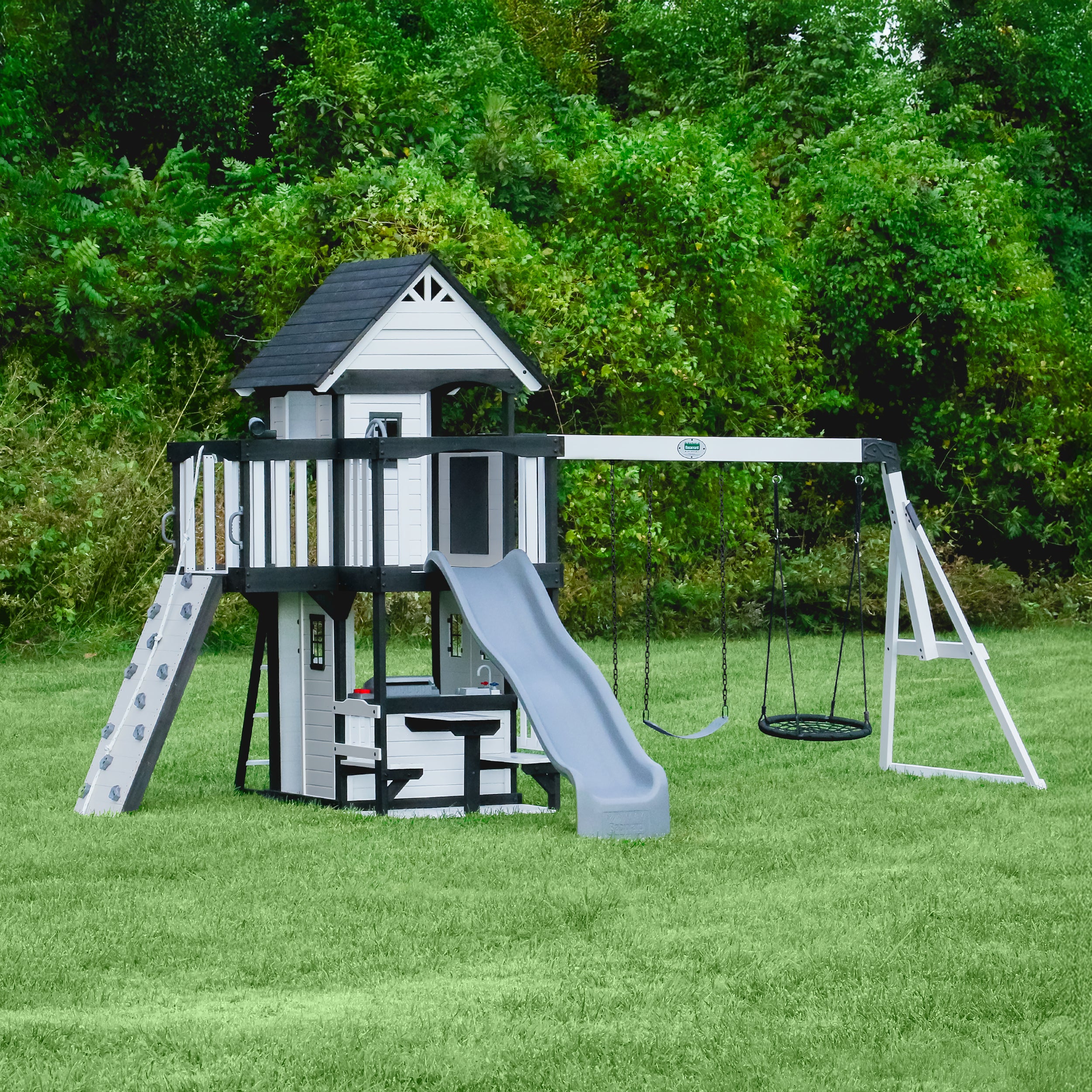 Canyon Creek White Swing Set