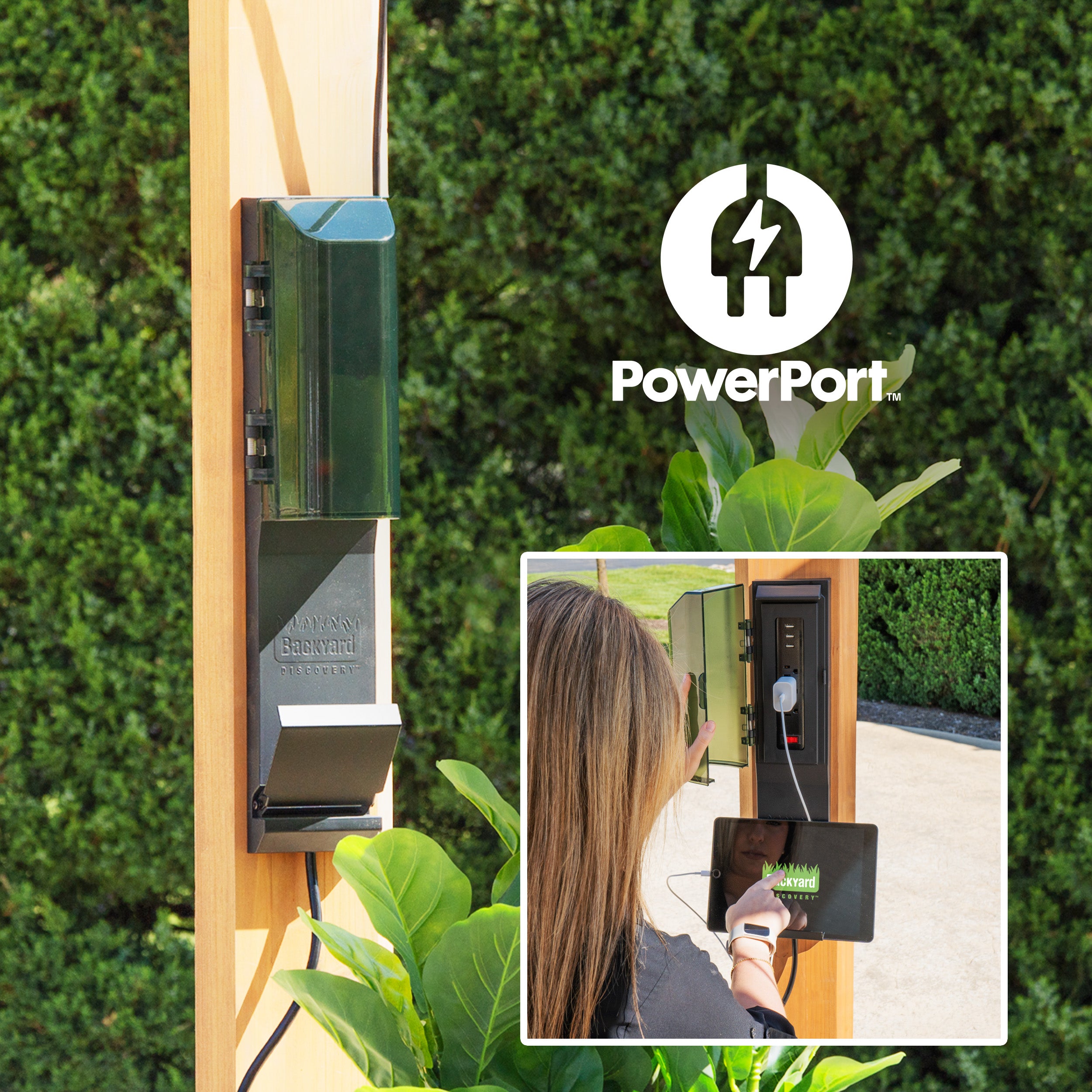 12x10 Brendan Pergola PowerPort