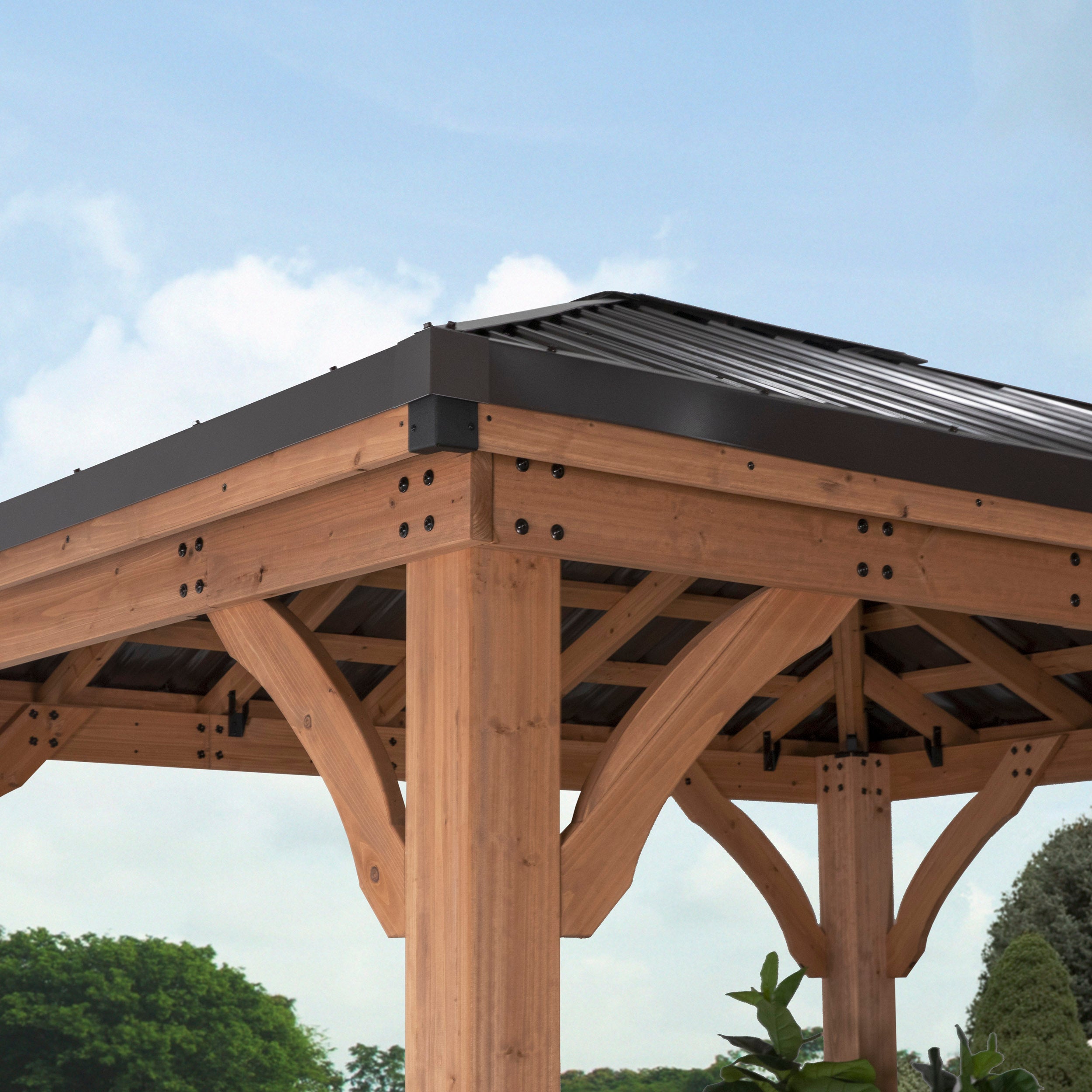 12x12 Barrington Gazebo Steel Roof