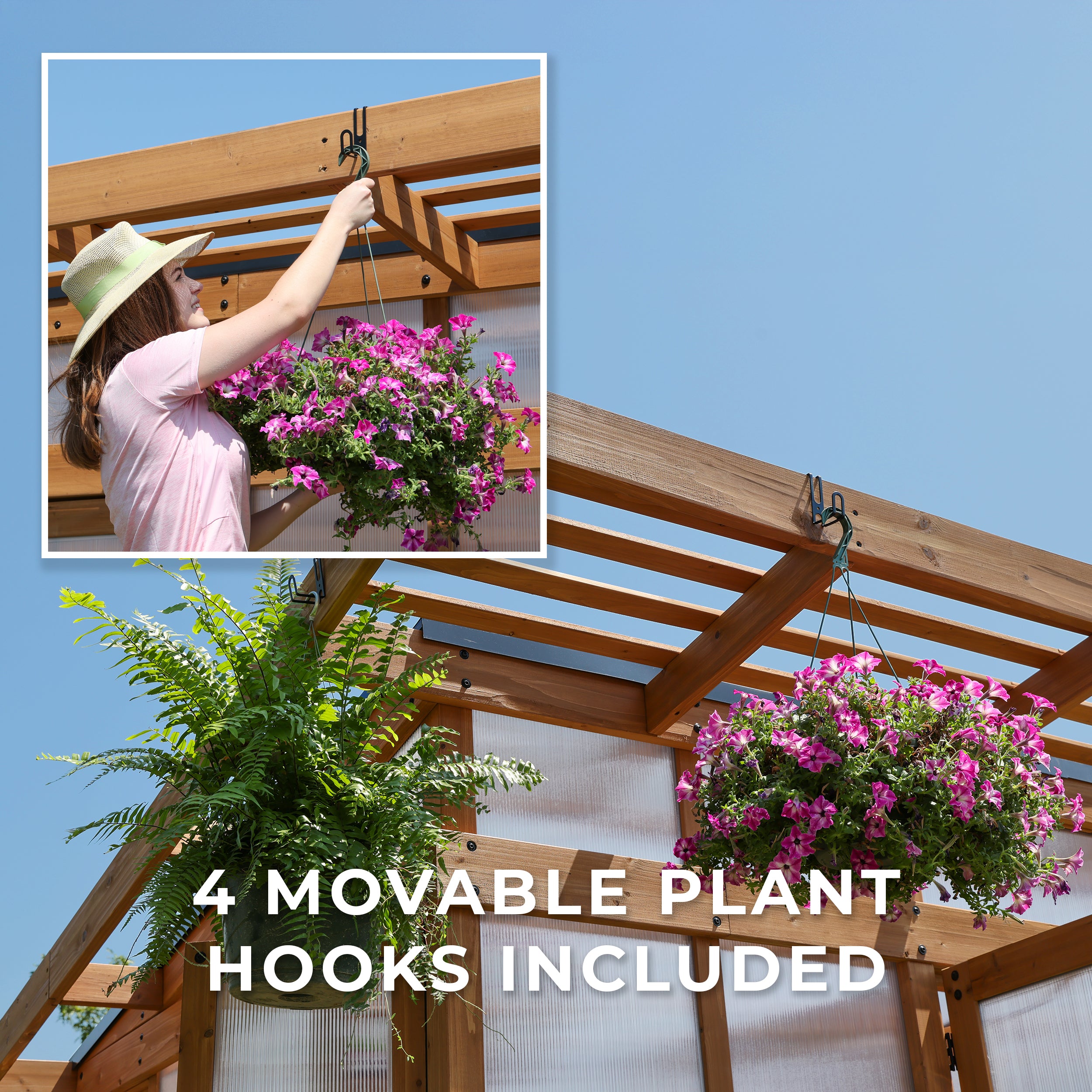 11x7 Poppy Movable Plant Hooks