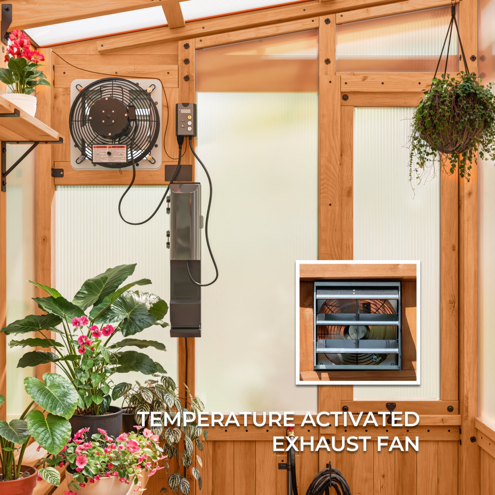 9x6 Poppy Greenhouse Exhaust Fan