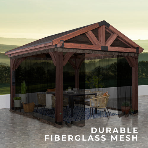Arlington Gazebo Mosquito Netting Fiberglass Mesh