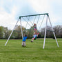 Load image into Gallery viewer, Big Brutus Heavy-Duty Metal A-Frame Swing Set
