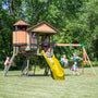 Load image into Gallery viewer, Eagles Nest Elite Swing Set - yellow slide
