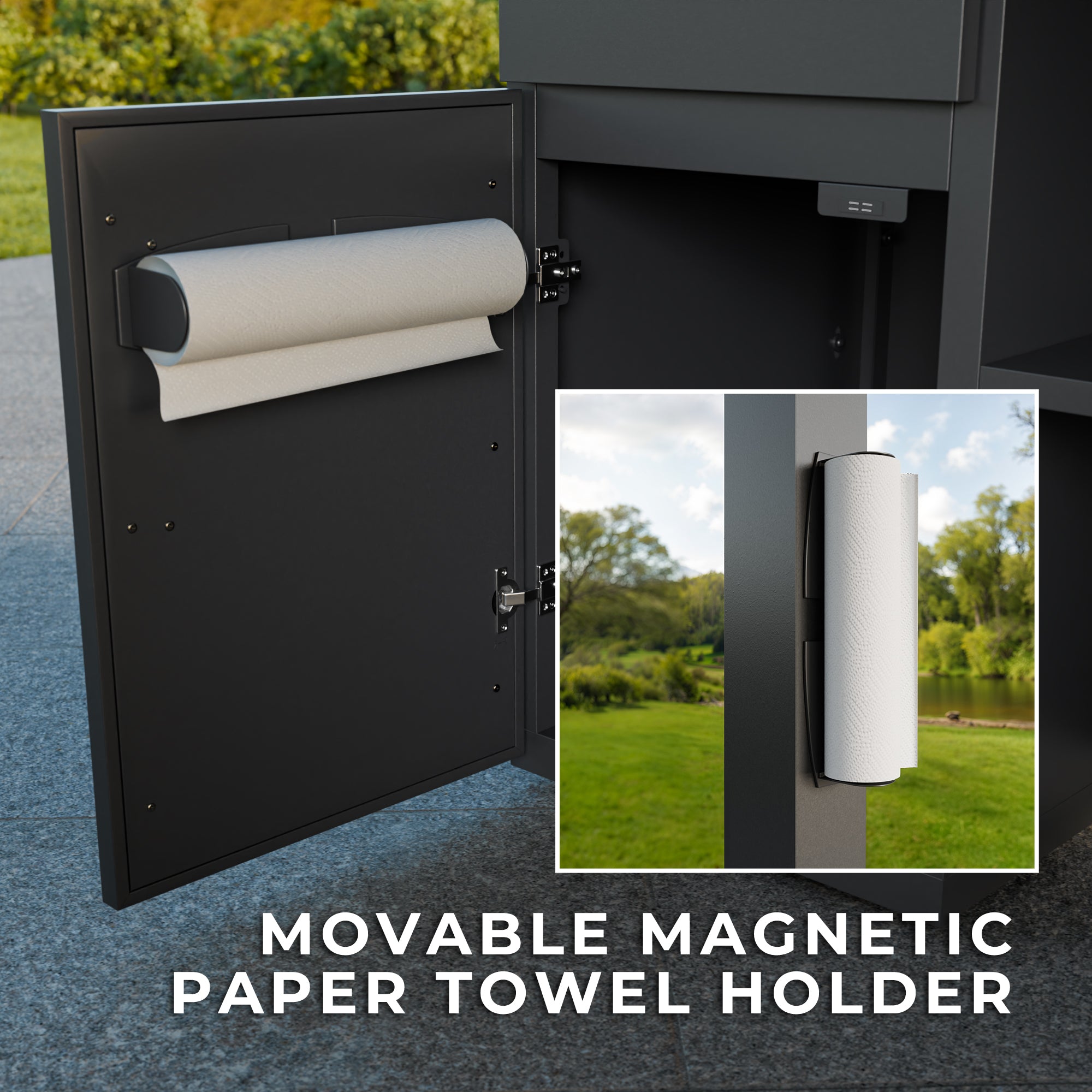 Lancaster Galley Outdoor Kitchen Paper Towel Holder
