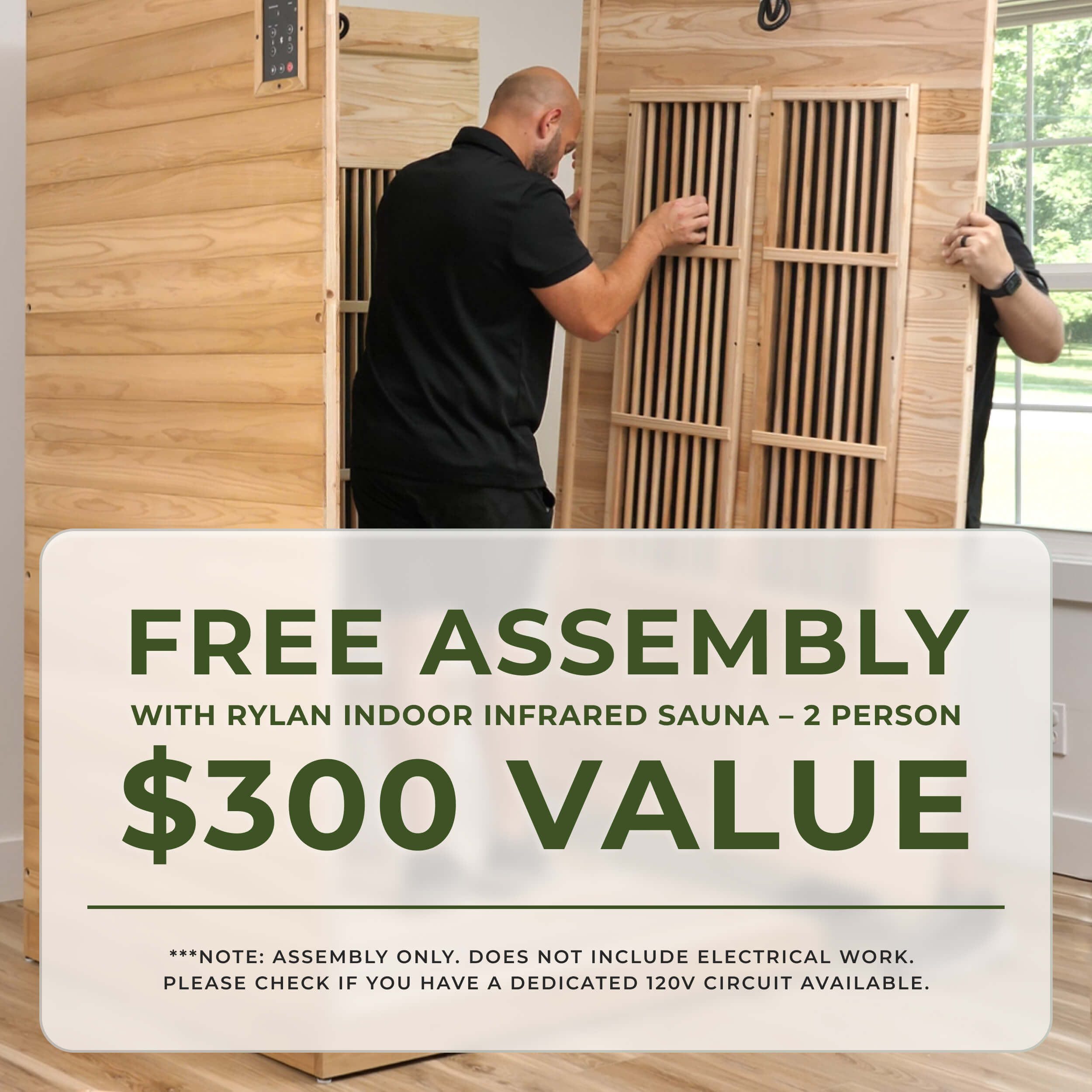 Rylan Indoor Infrared Sauna – 2 Person