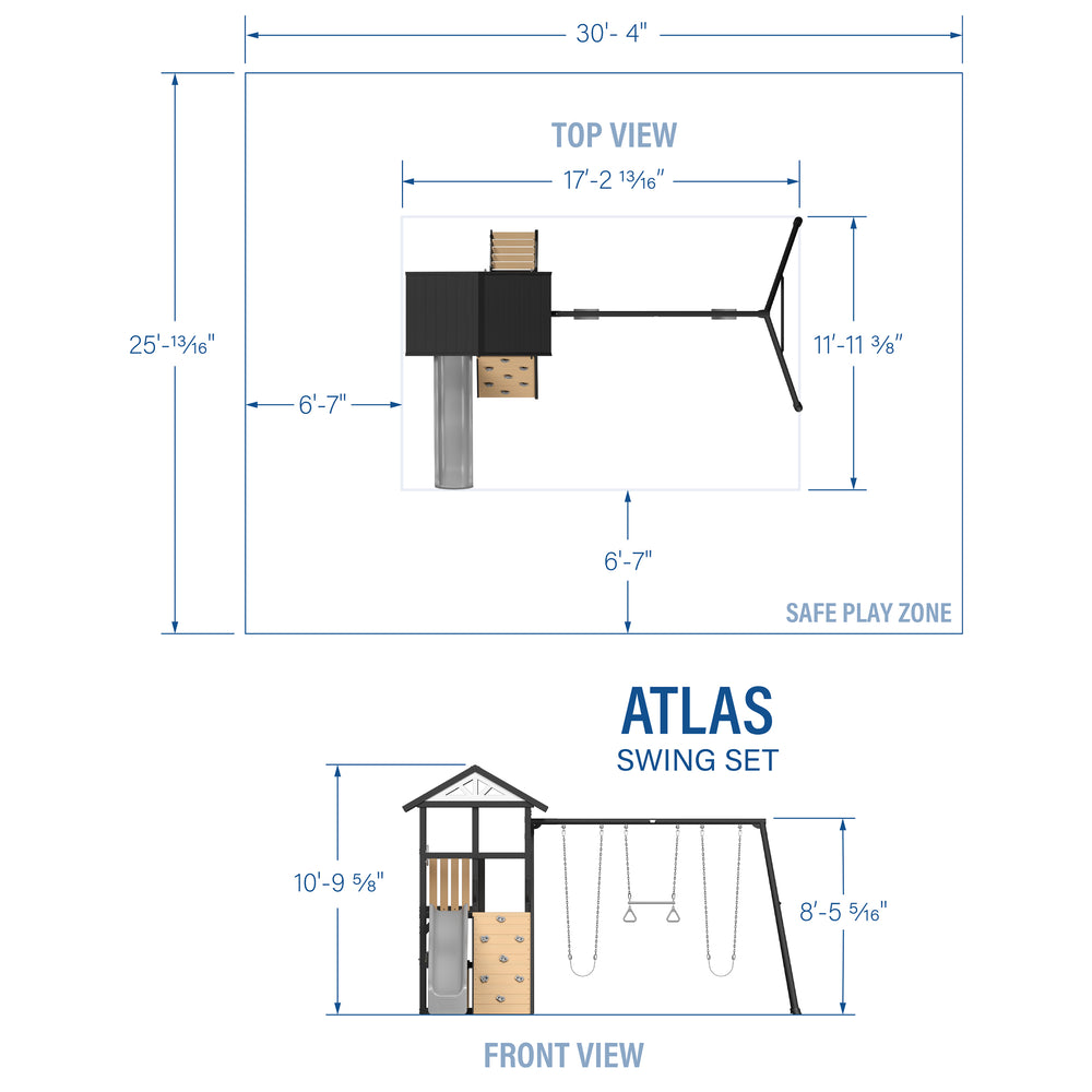Atlas Steel Swing Set
