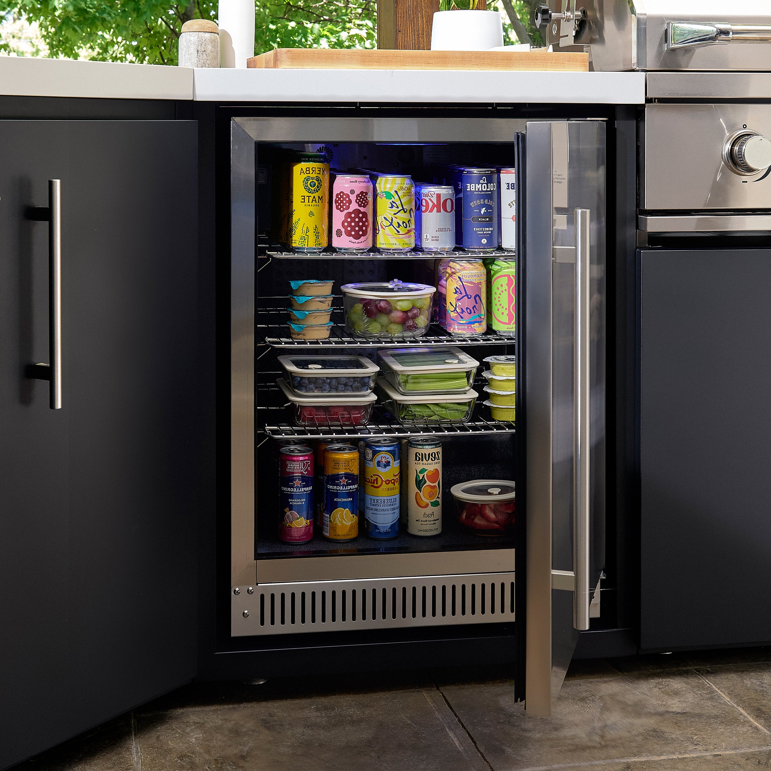 Emory Corner Outdoor Kitchen Island and Bar – Right