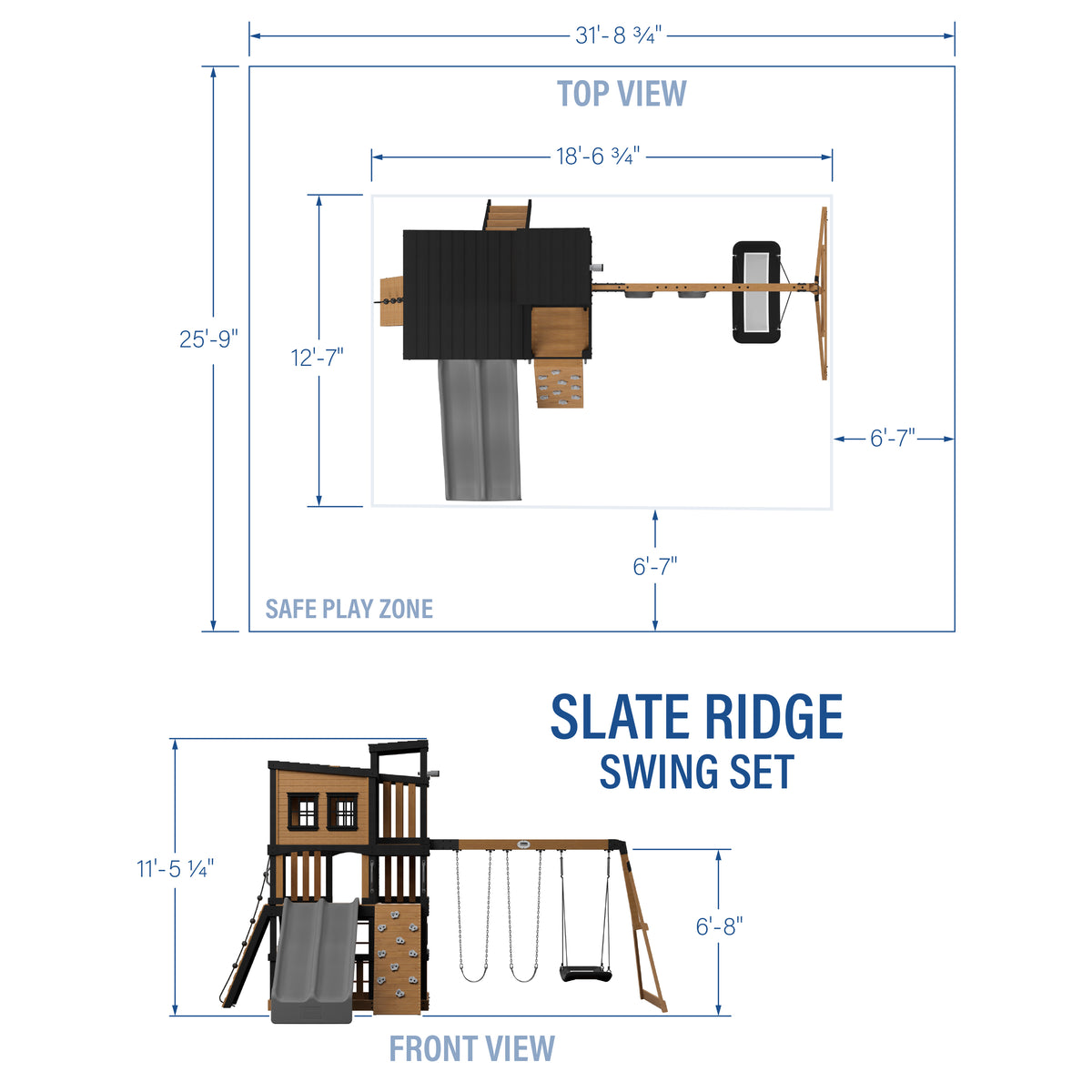 Slate Ridge Swing Set