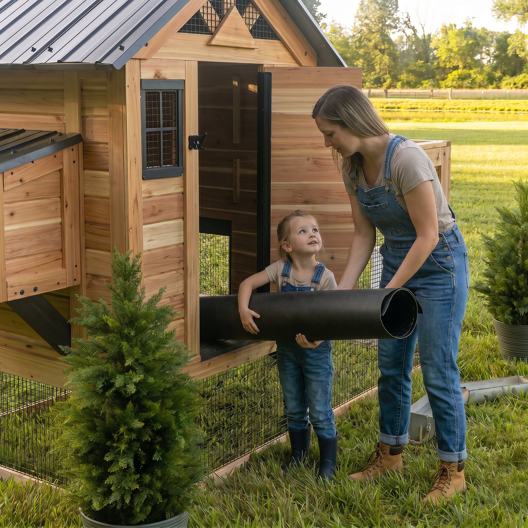 Sweetwater Chicken Coop - Brown