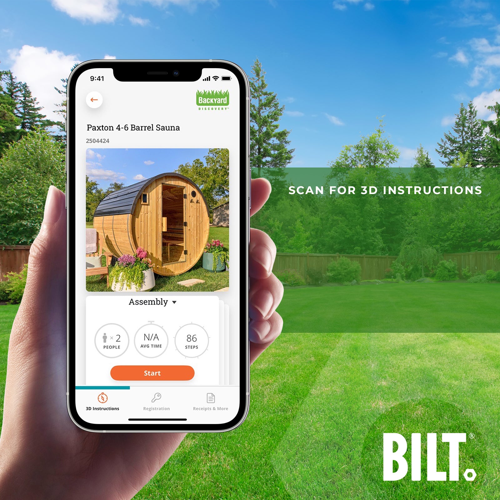 Paxton Outdoor Barrel Sauna – 4-6 Person