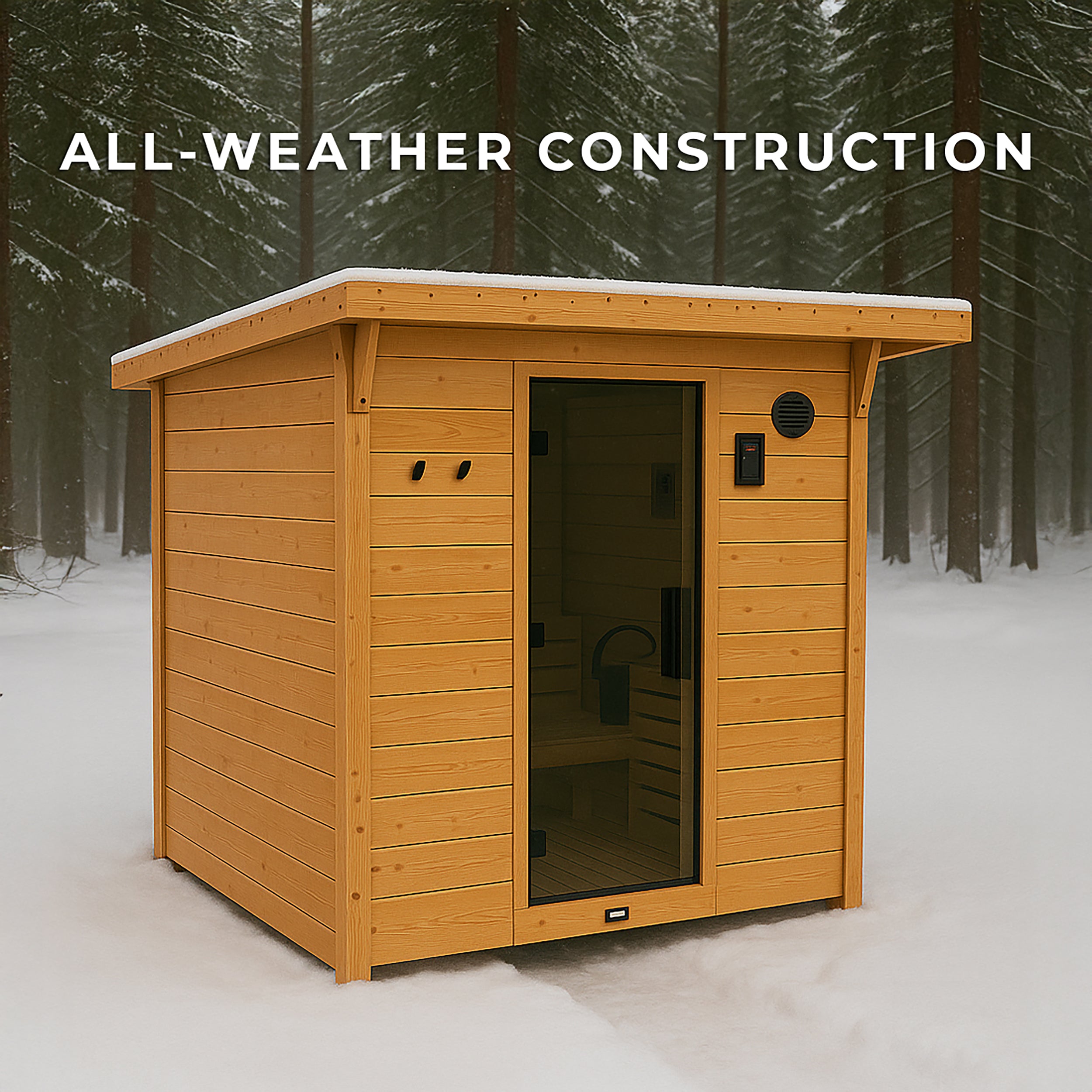 Henley Outdoor Cabin Sauna – 2-4 Person