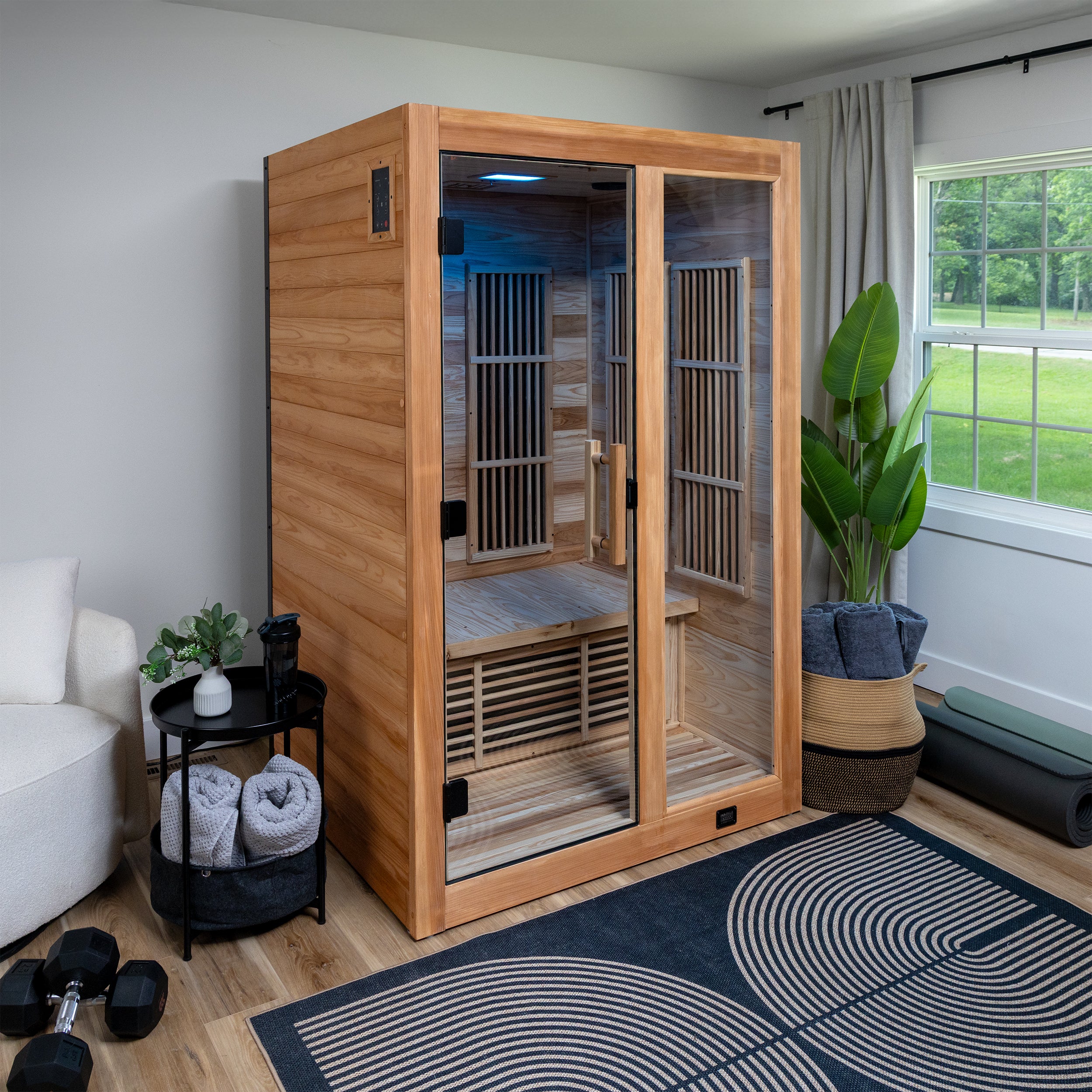 Rylan 2 Person Indoor Infrared Sauna | Backyard Discovery