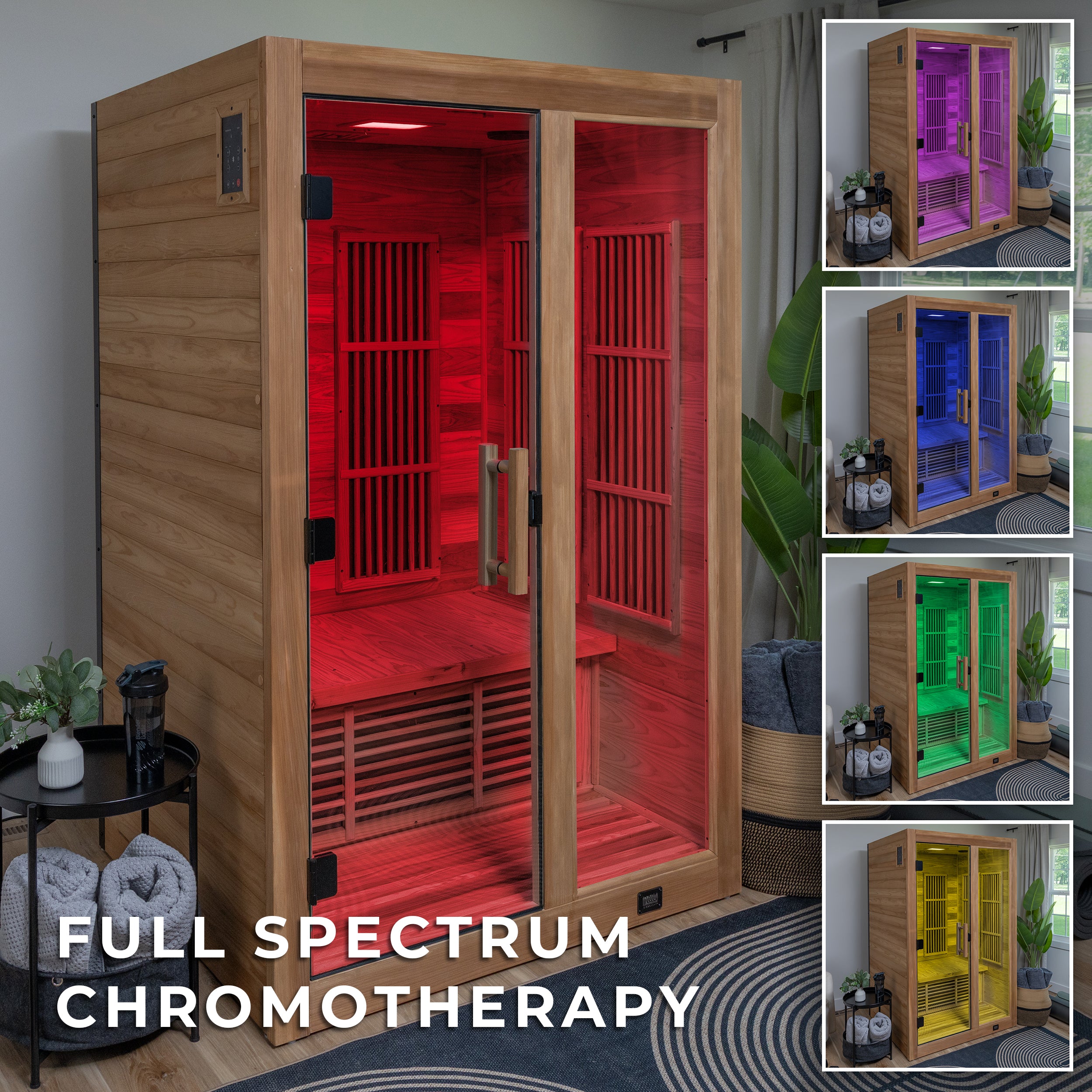 Rylan Indoor Infrared Sauna – 2 Person
