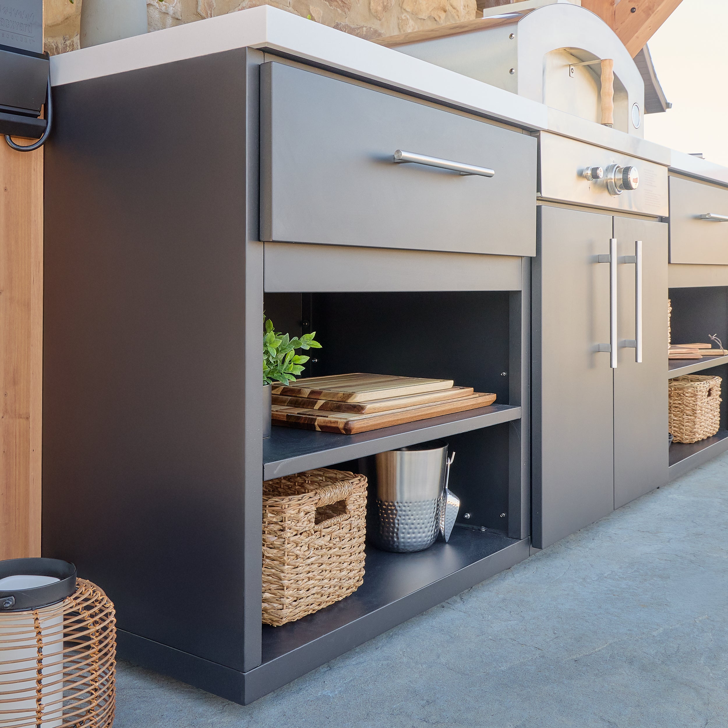 Timber Rock Outdoor Pizza Oven Cook Station