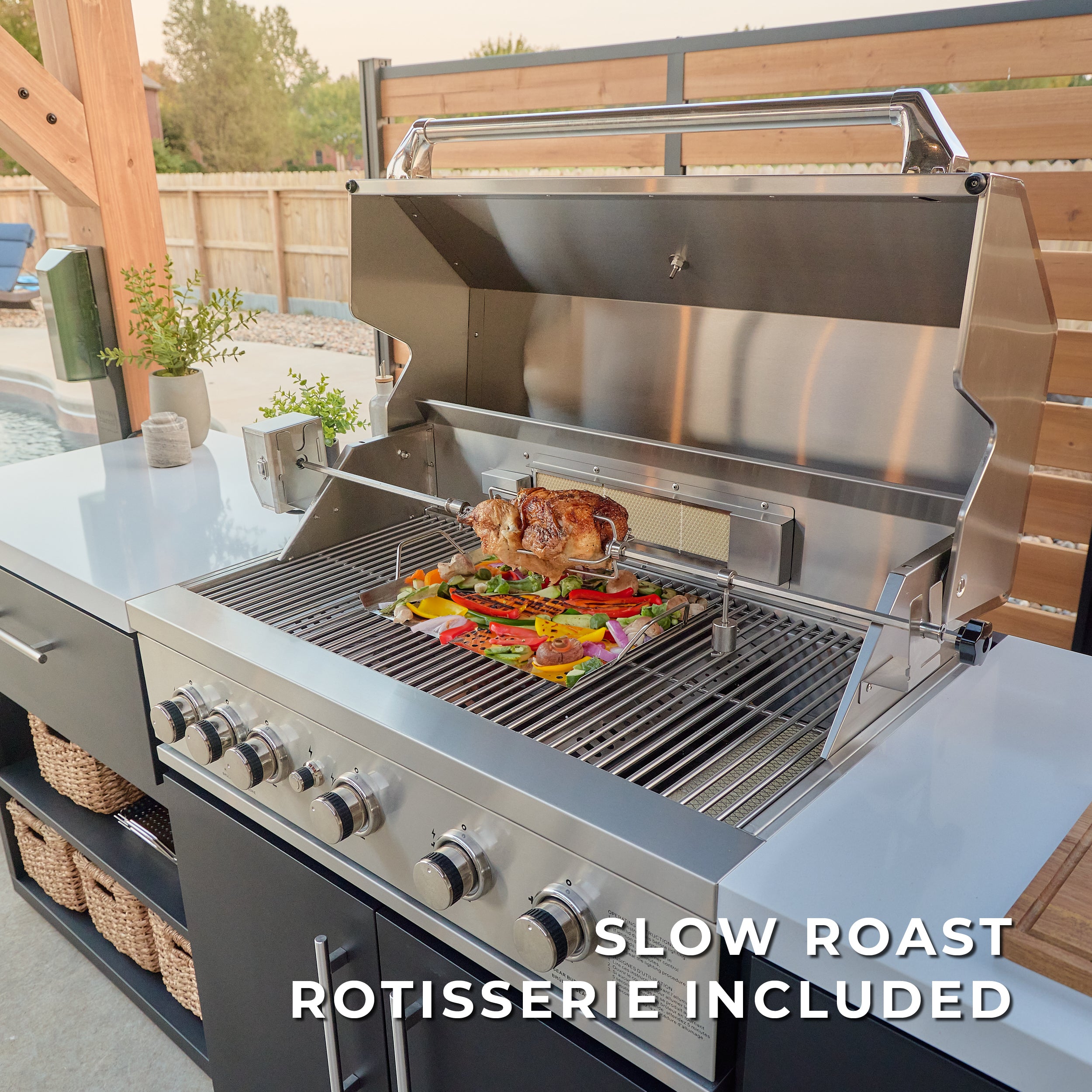 Timber Rock Outdoor Grill Cook Station