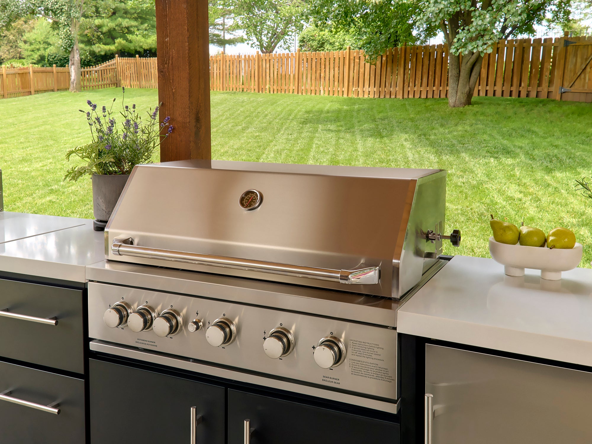 Emory 12' | Outdoor Kitchen Island with Built-In Grill & Pizza Oven