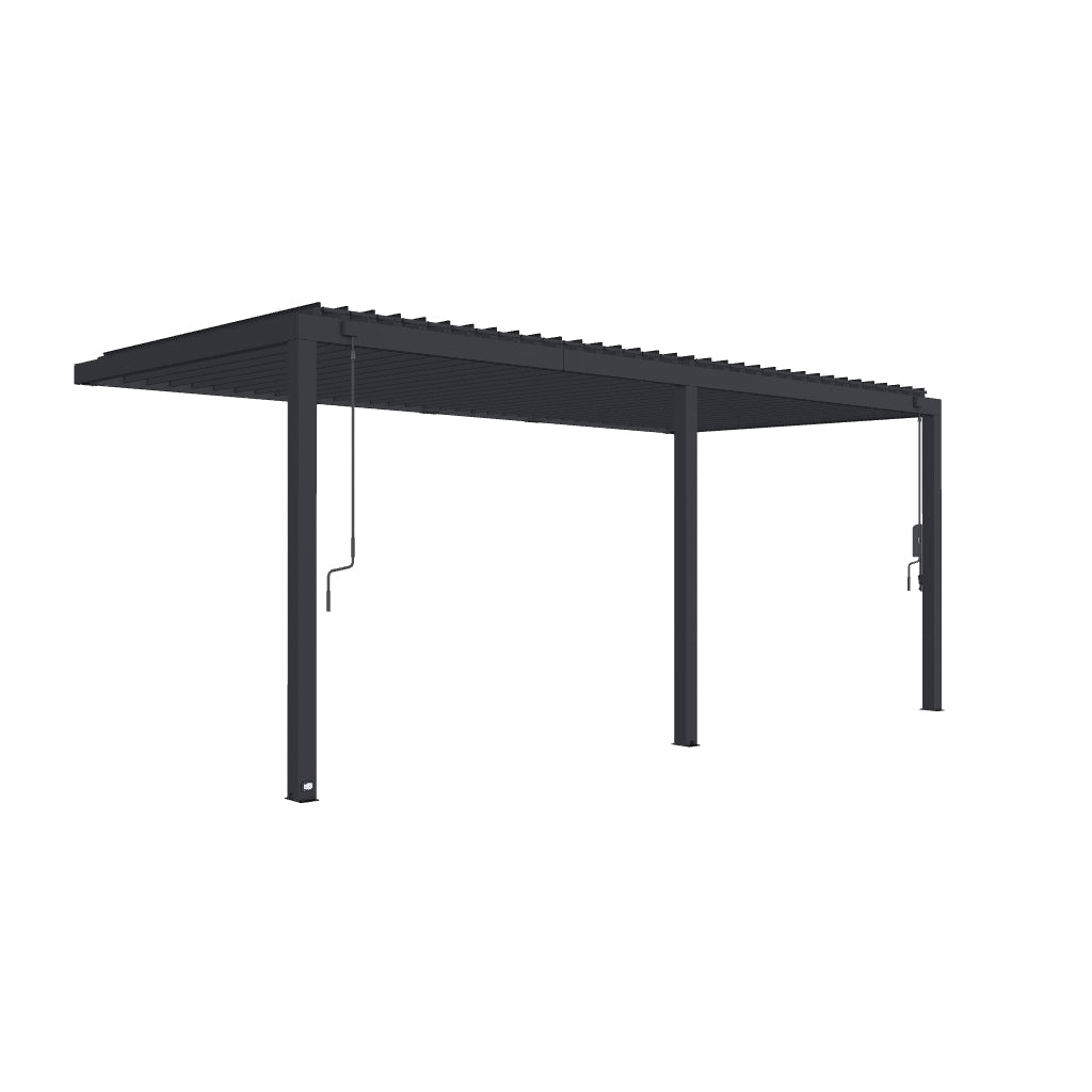 20x10 Evanston Louvered Pergola 3D Model