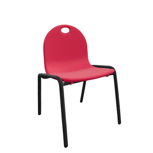 Kid's Stacking Chair Red 3D Model