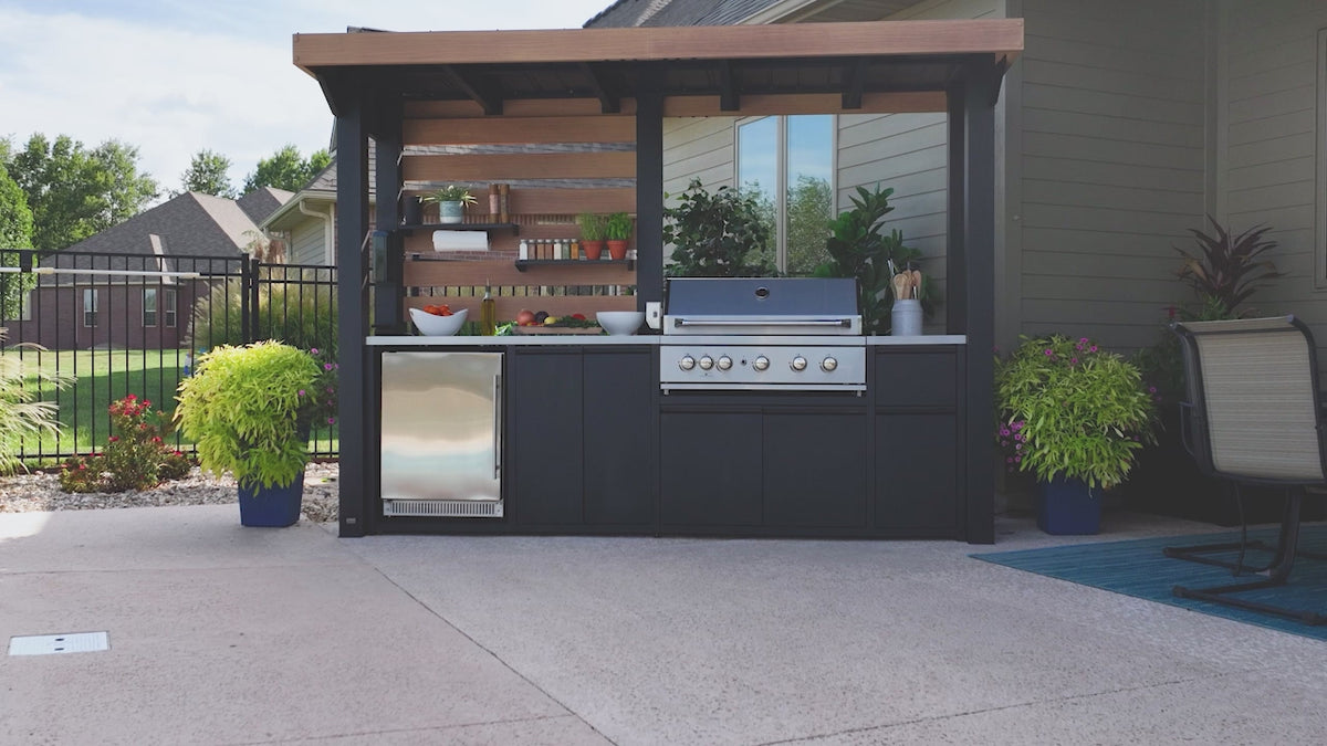 Fusion Flame Outdoor Kitchen Video