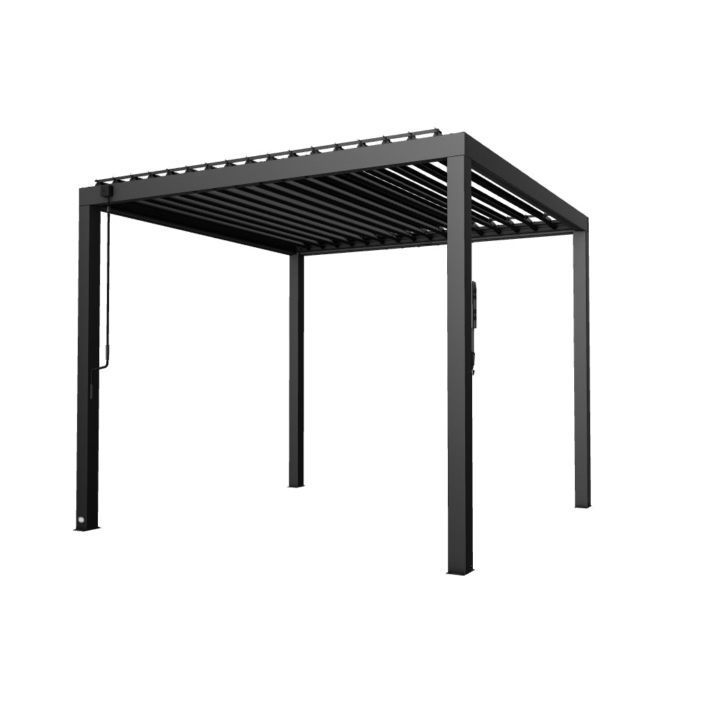 10x10 Sarasota Steel Louvered Pergola