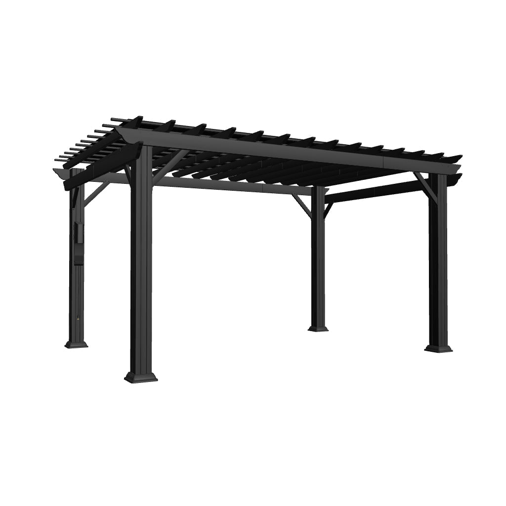 Stratford 14x10 Pergola – Black