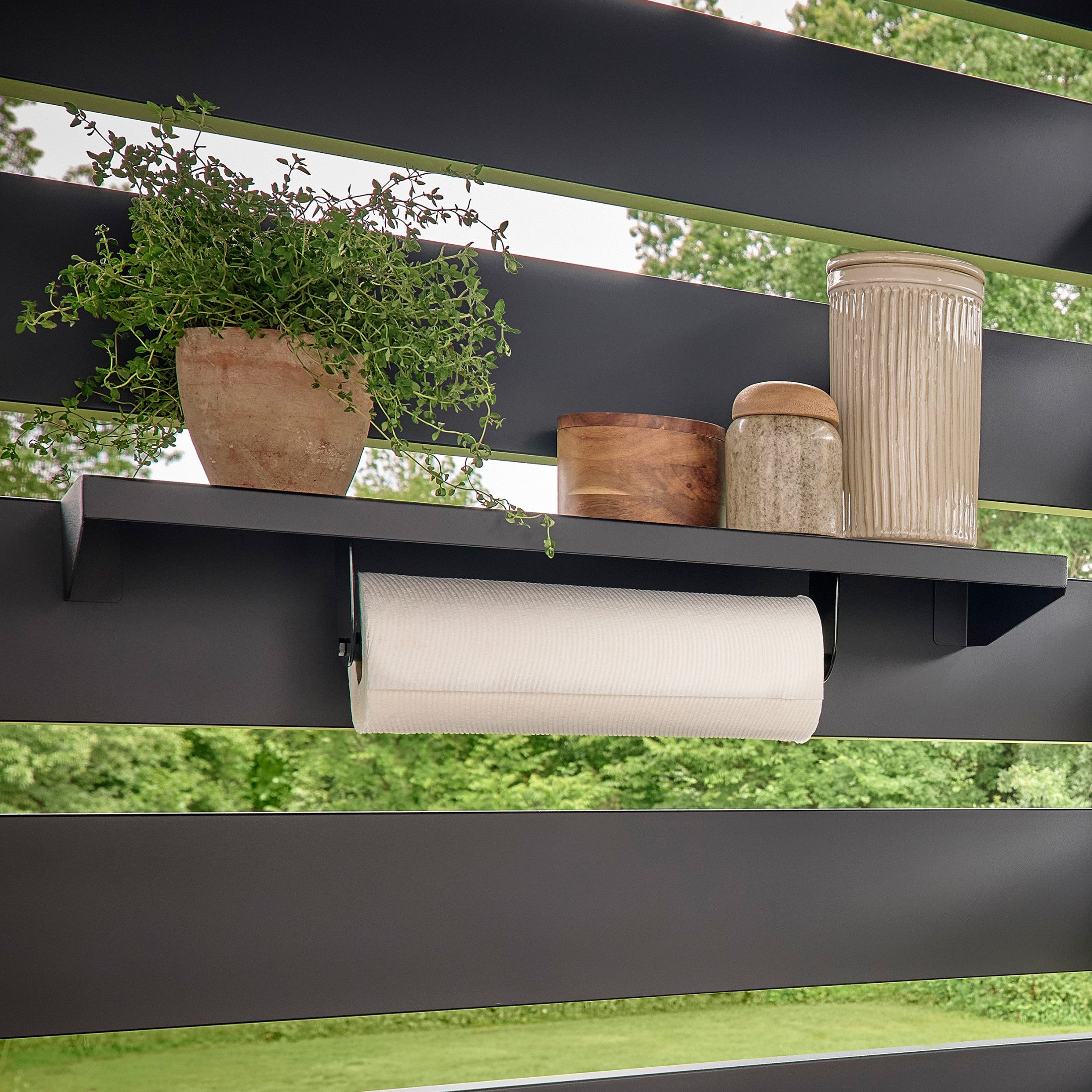 Langston Appliance-Ready Outdoor Kitchen with Refrigerator