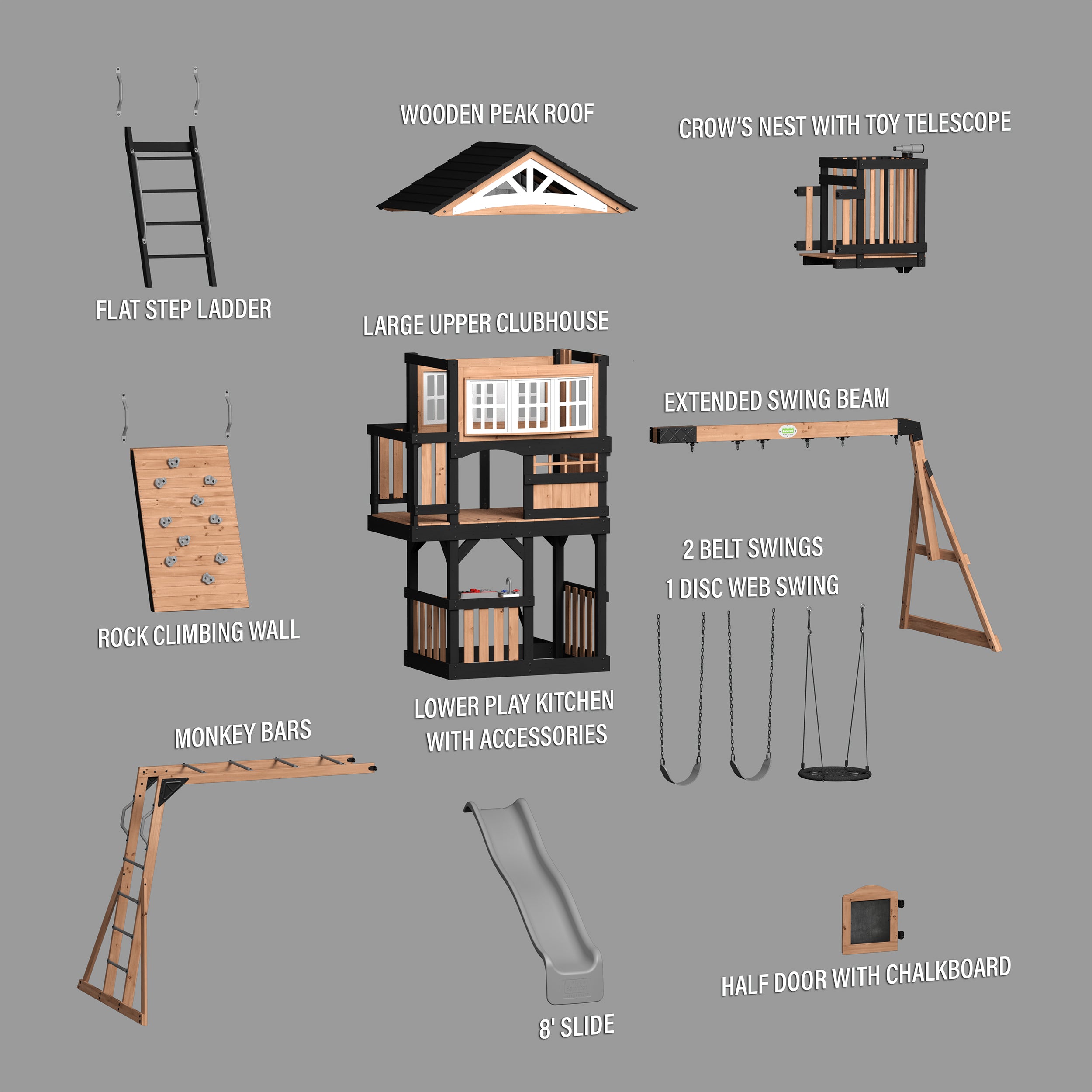 Rosewood Falls Swing Set