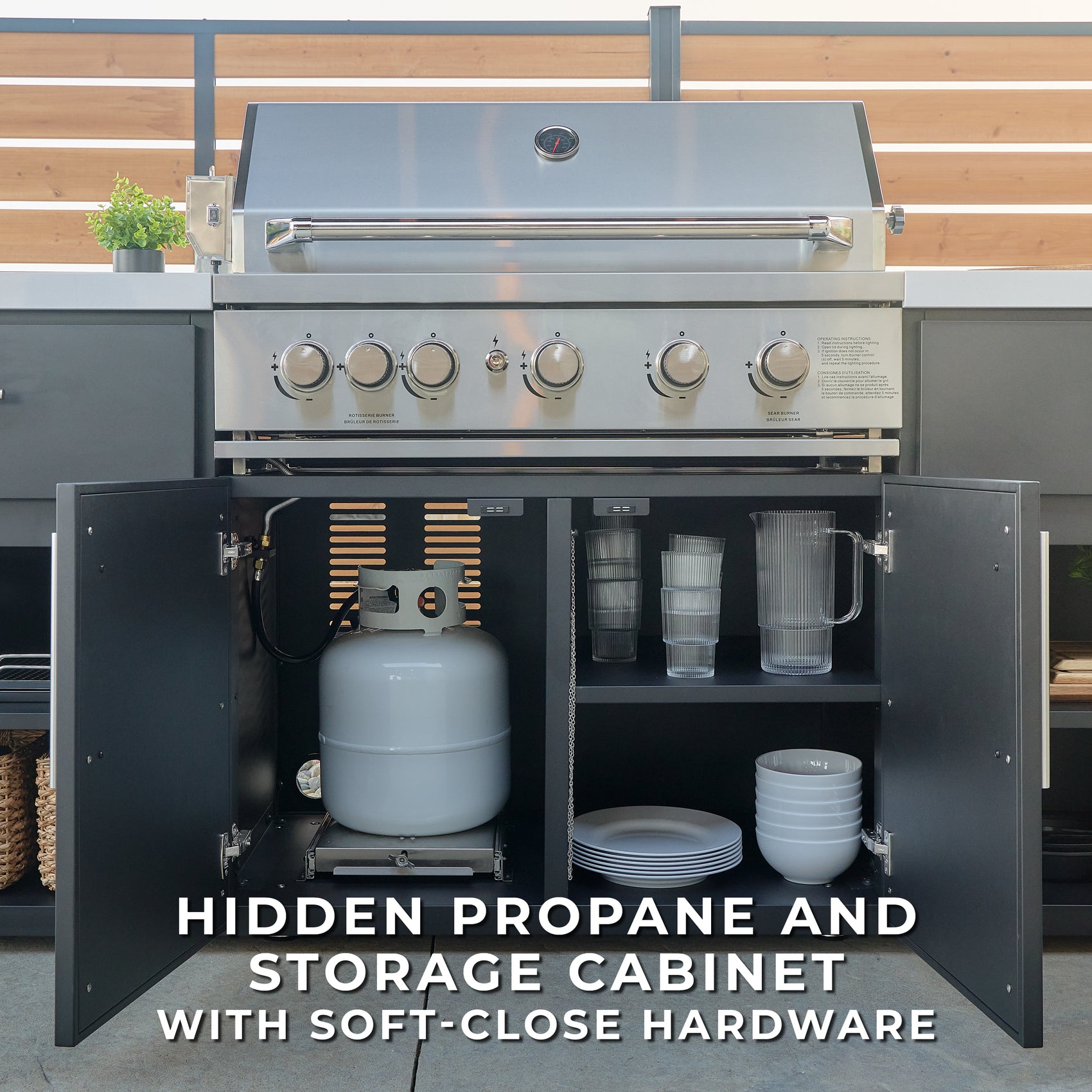 Timber Rock Outdoor Grill Cook Station