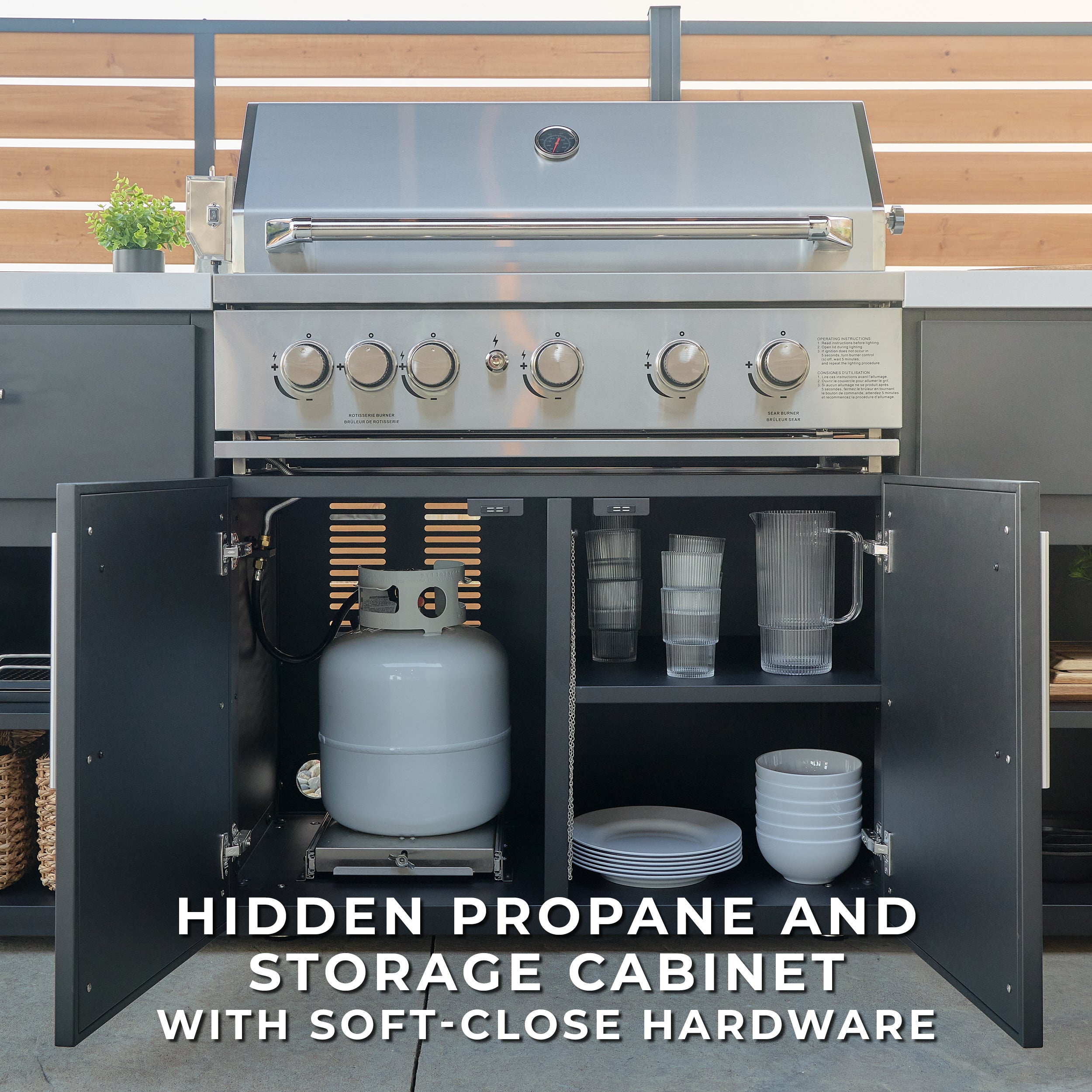 Timber Rock Outdoor Grill Cook Station