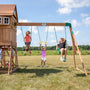 Load image into Gallery viewer, Montpelier Swing Set swings and trapeze
