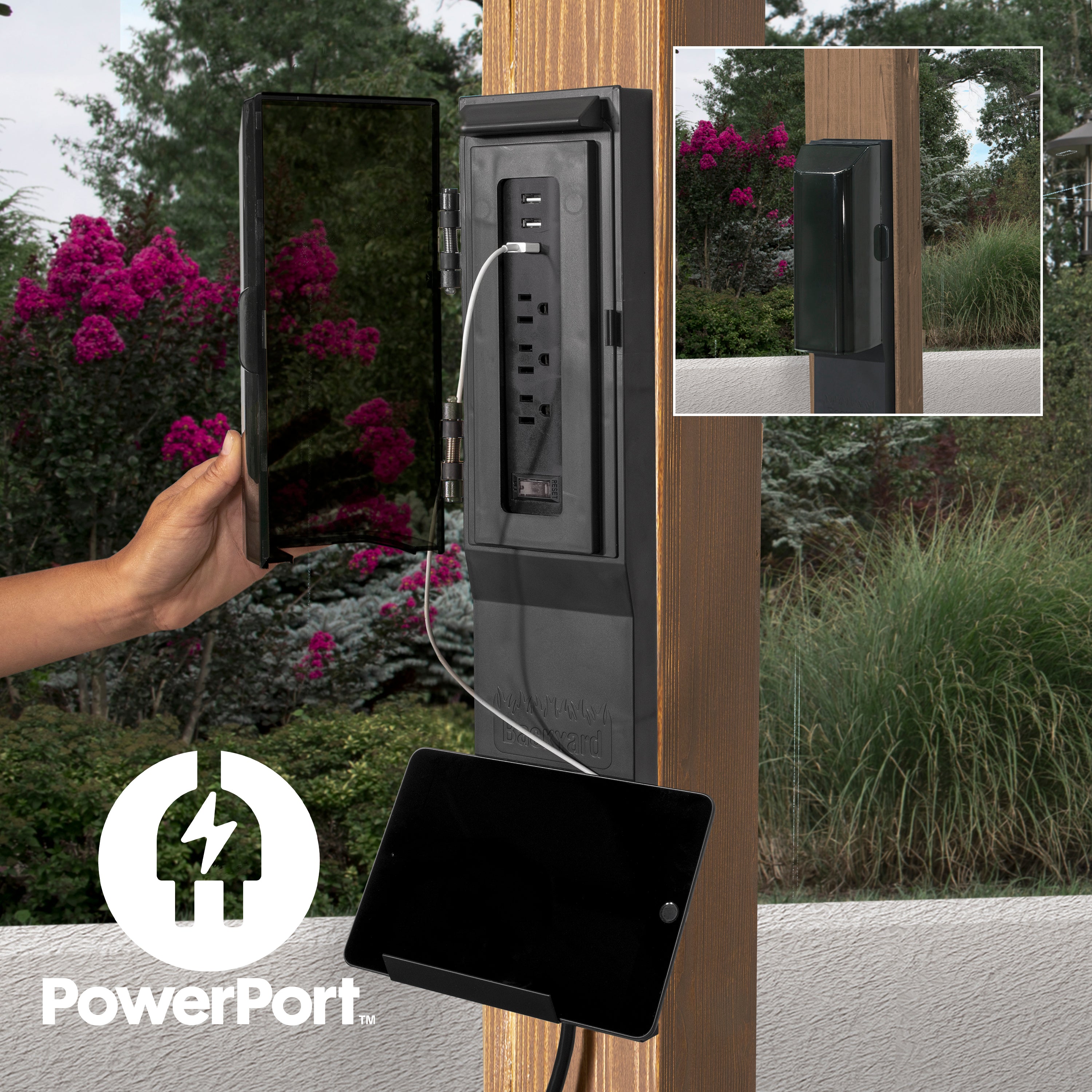 Norwood 16x12 Gazebo PowerPort - charges devices