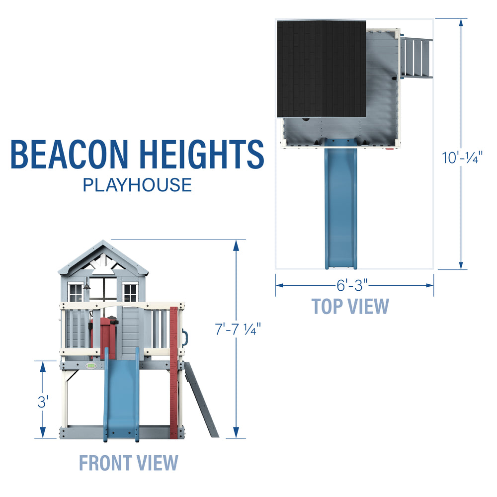 Beacon Heights Playhouse Dimensions