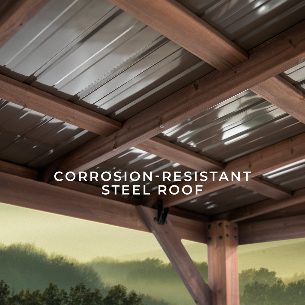 Corrosion-resistant steel roof