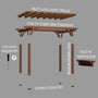 Load image into Gallery viewer, 14x10 Ashland Pergola Exploded View
