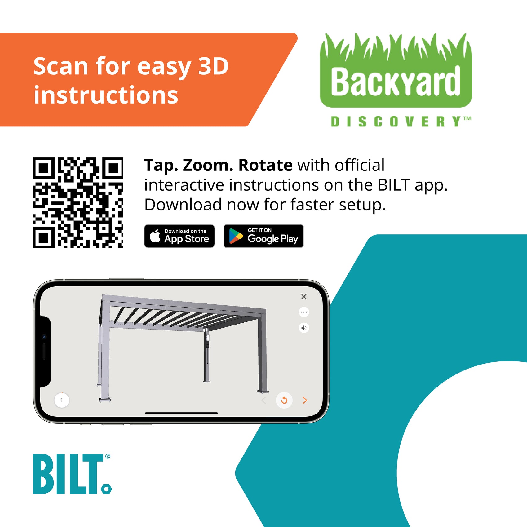 14x12 Windham Pergola BILT App