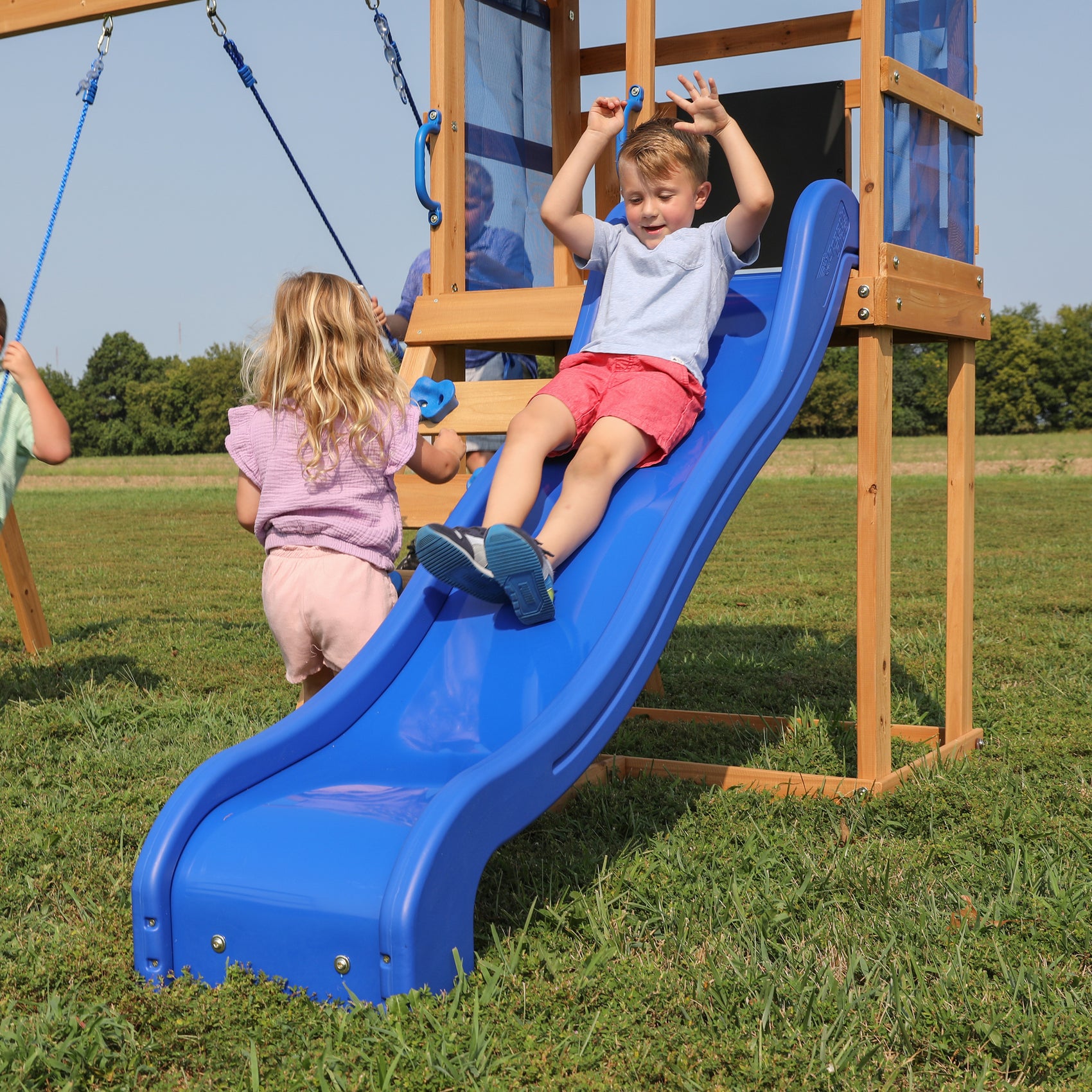 kids wave slide
