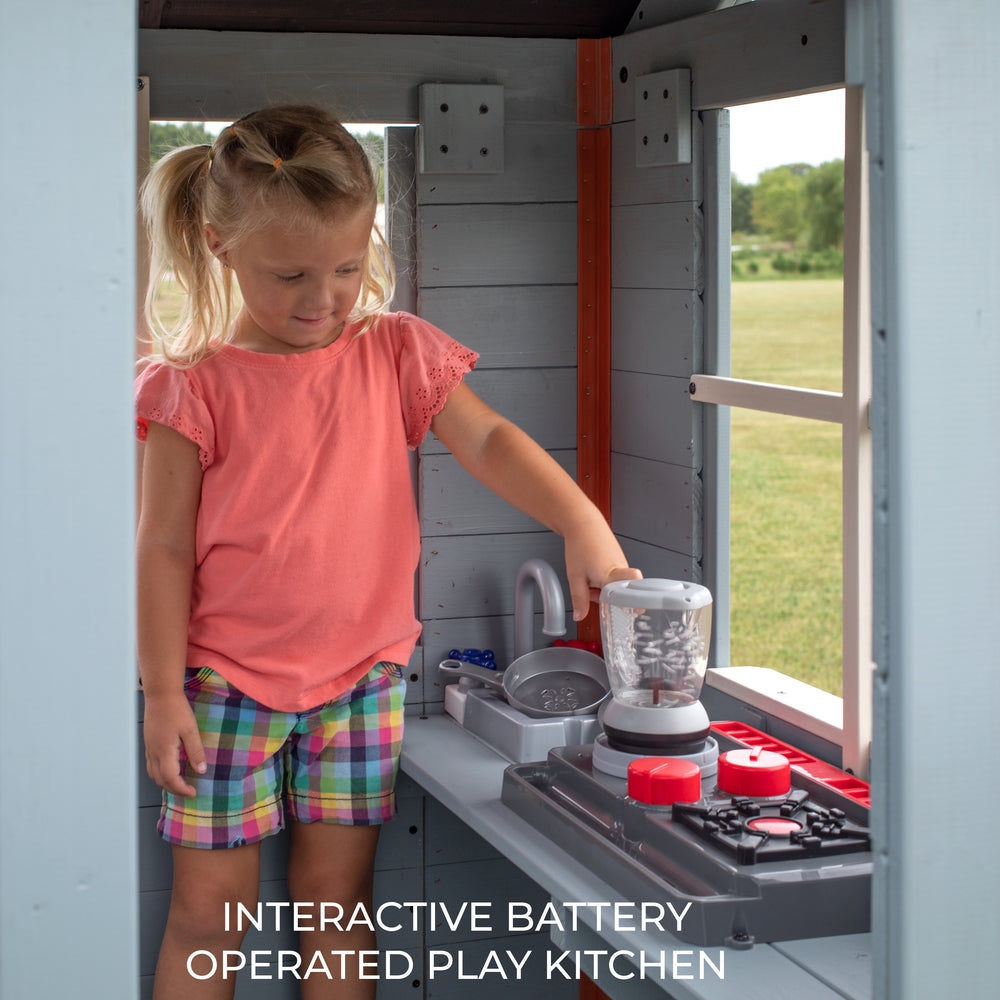 interactive battery operated play kitchen