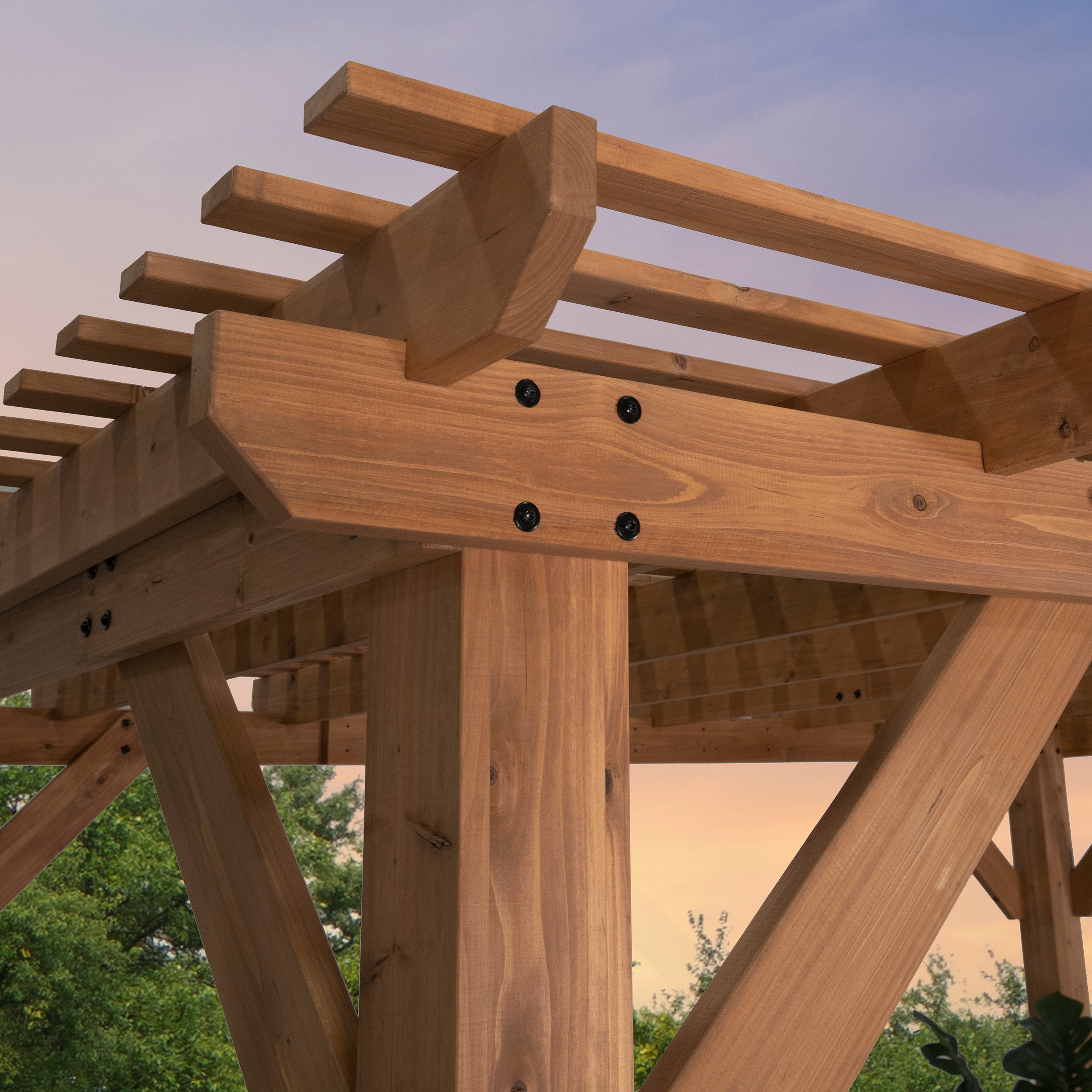 Delray 14x10 Pergola Corner