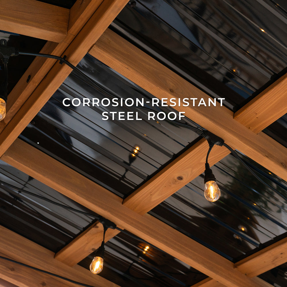 Granada Grill Gazebo - Corrosion-Resistant Steel Roof