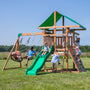Load image into Gallery viewer, Grayson Peak Wooden Swing Set
