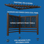 Load image into Gallery viewer, Hampton Traditional Steel Cabana Pergola Exploded View
