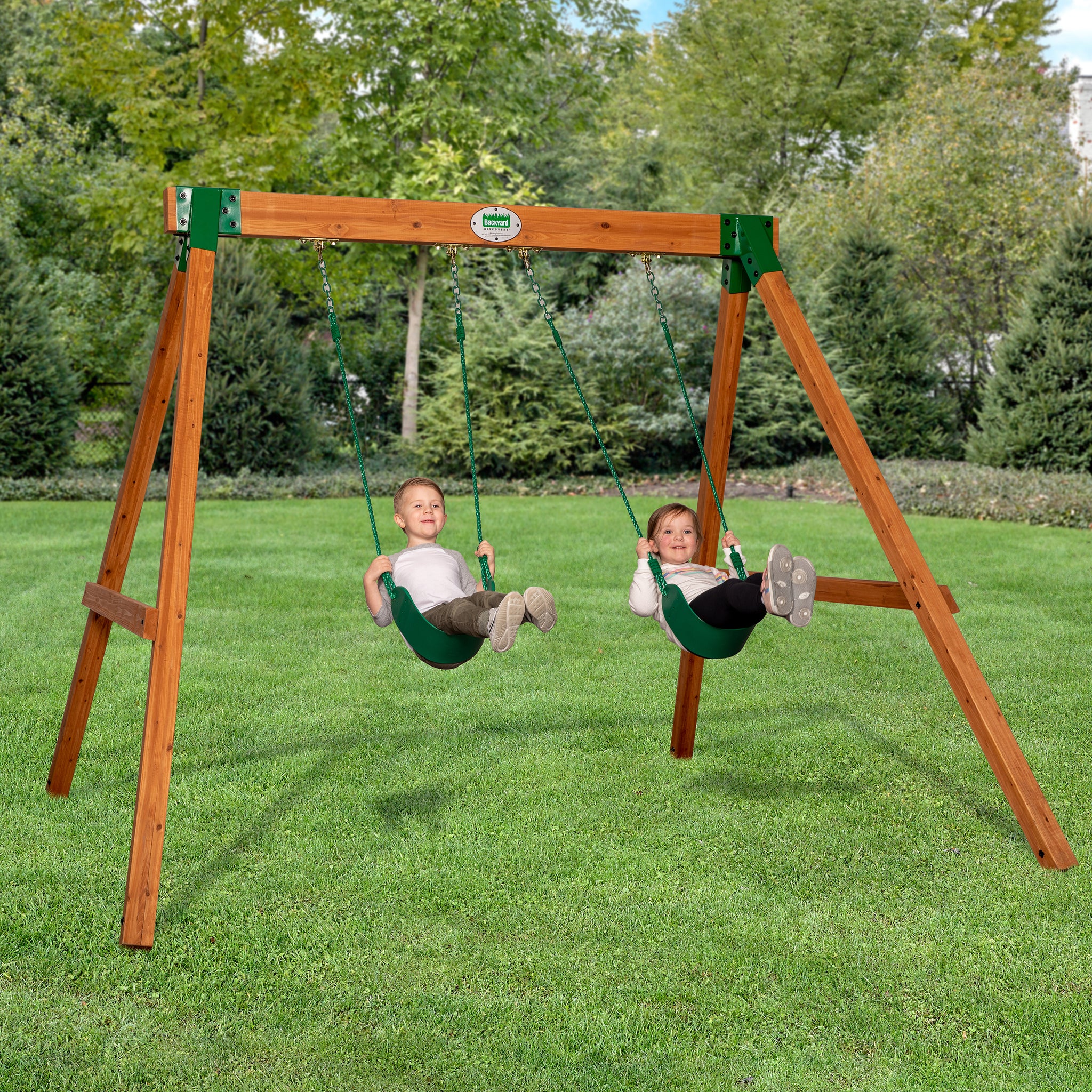 Heavy-Duty Durango Outdoor Wooden Swing Set