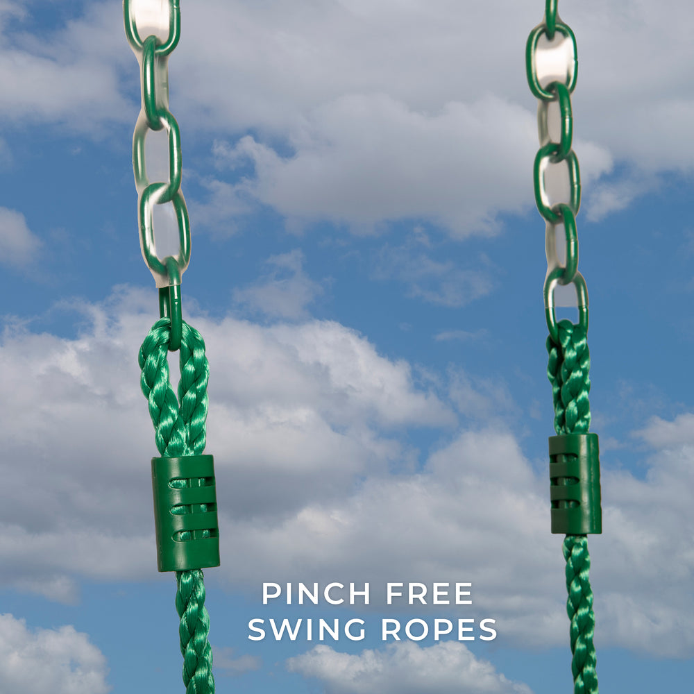 Pinch free swing ropes