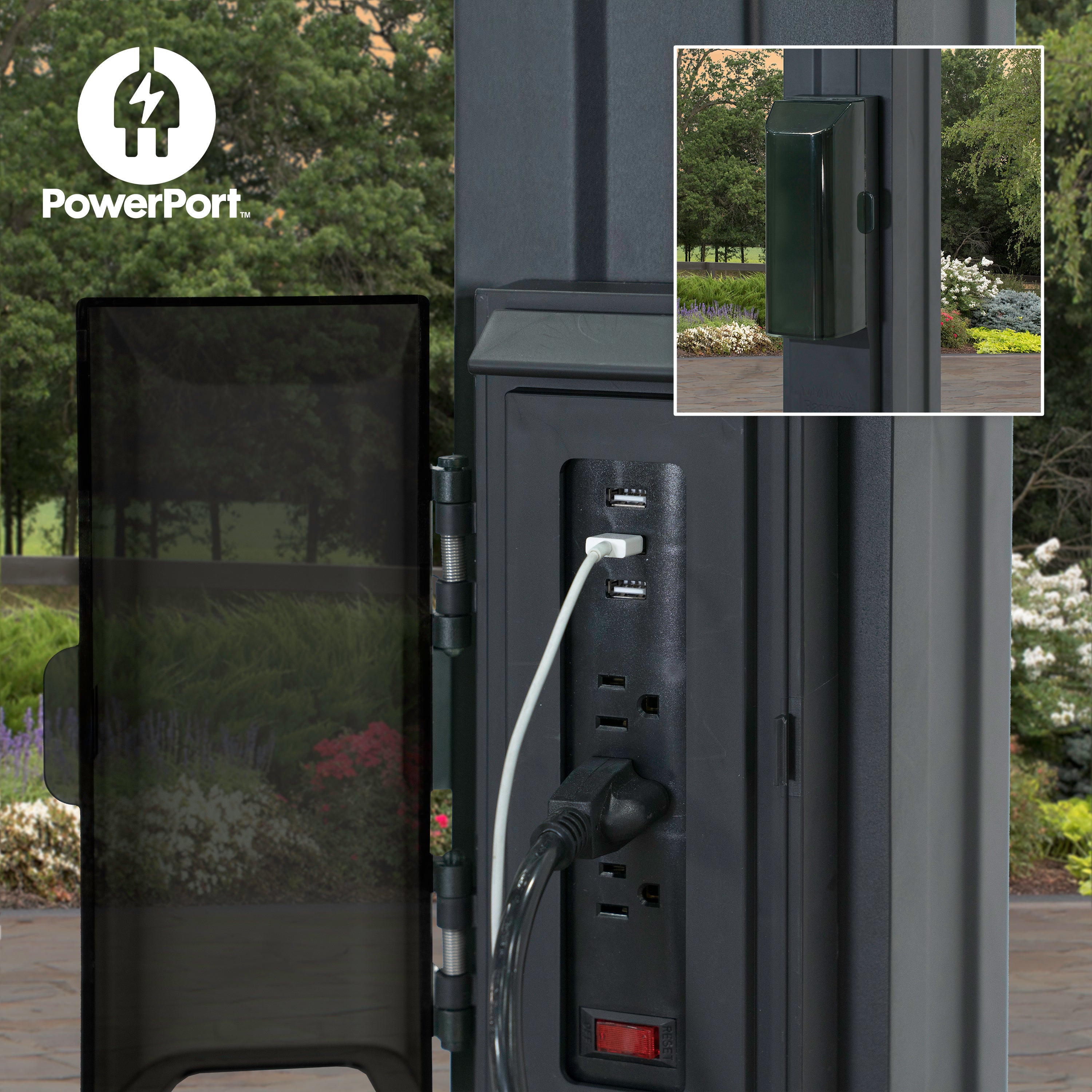 16x12 Stratford Pergola PowerPort