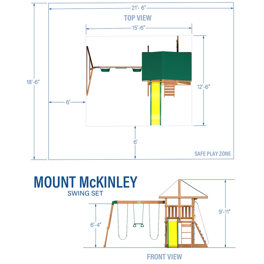 Mount McKinley Dimensions